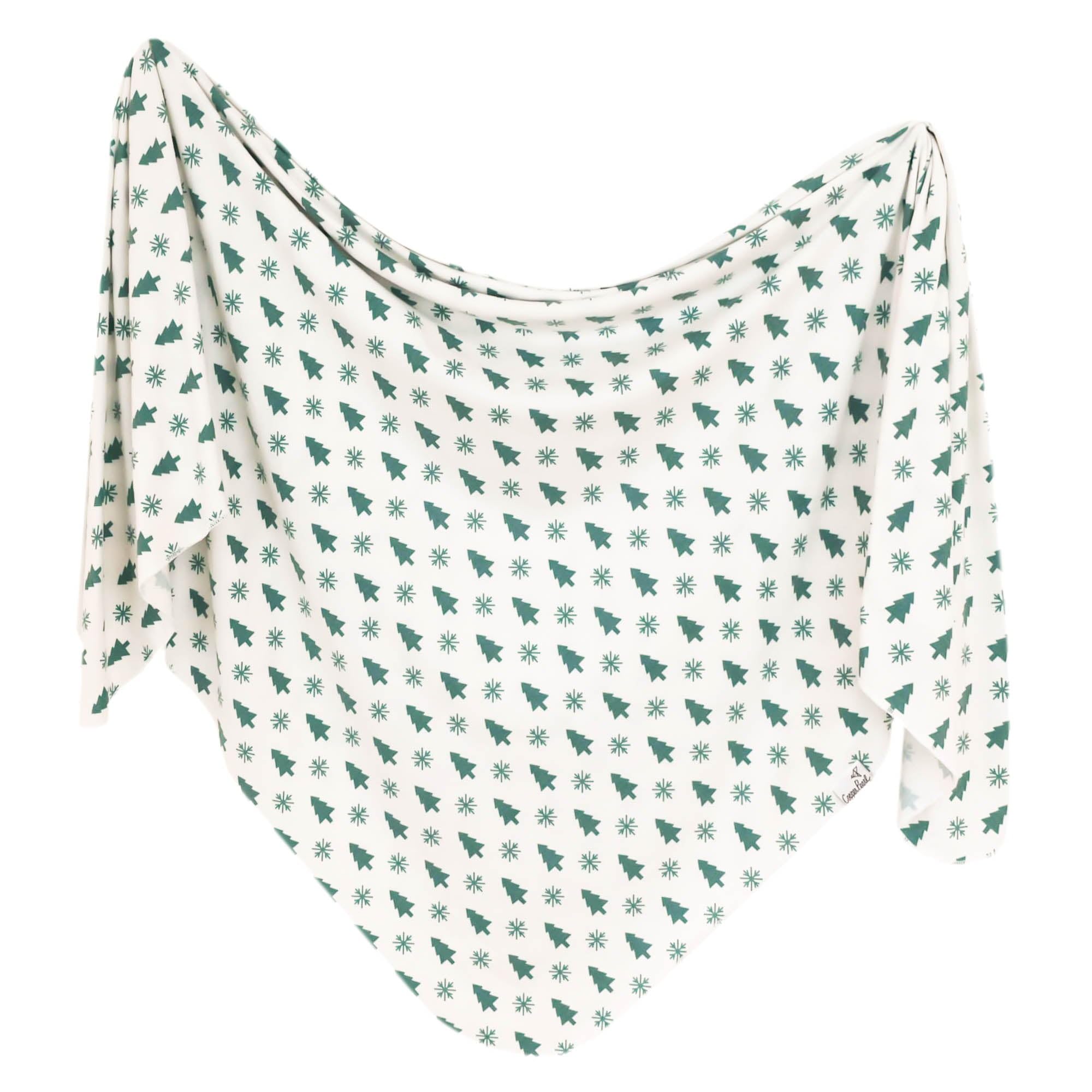 Copper Pearl Alps swaddle blanket with cozy all-season warmth and comfort.