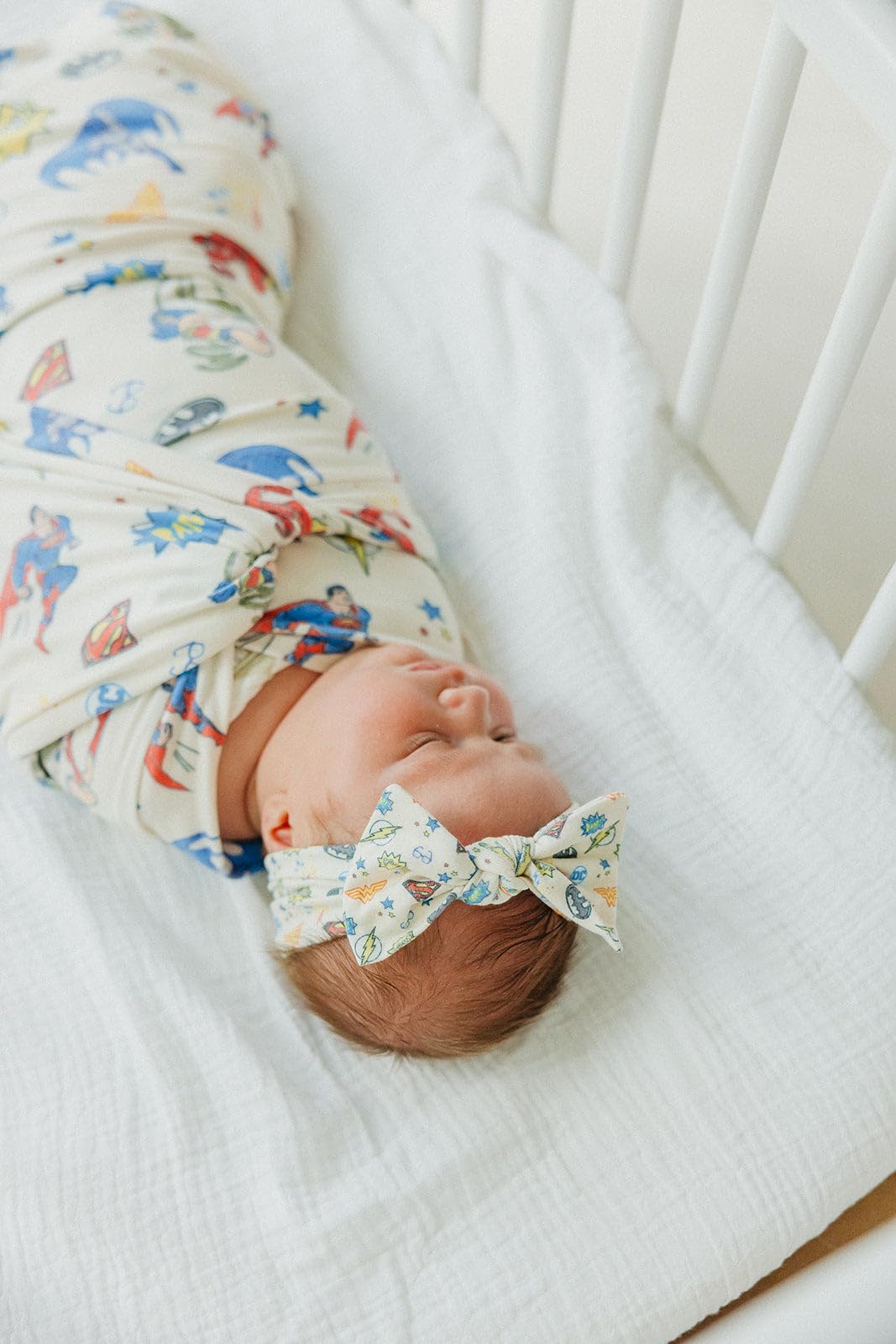 Copper Pearl coordinated style pairs with swaddles and car seat covers.