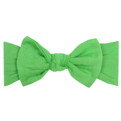 Copper Pearl baby bows soft band closeup showing premium comfort and stretch