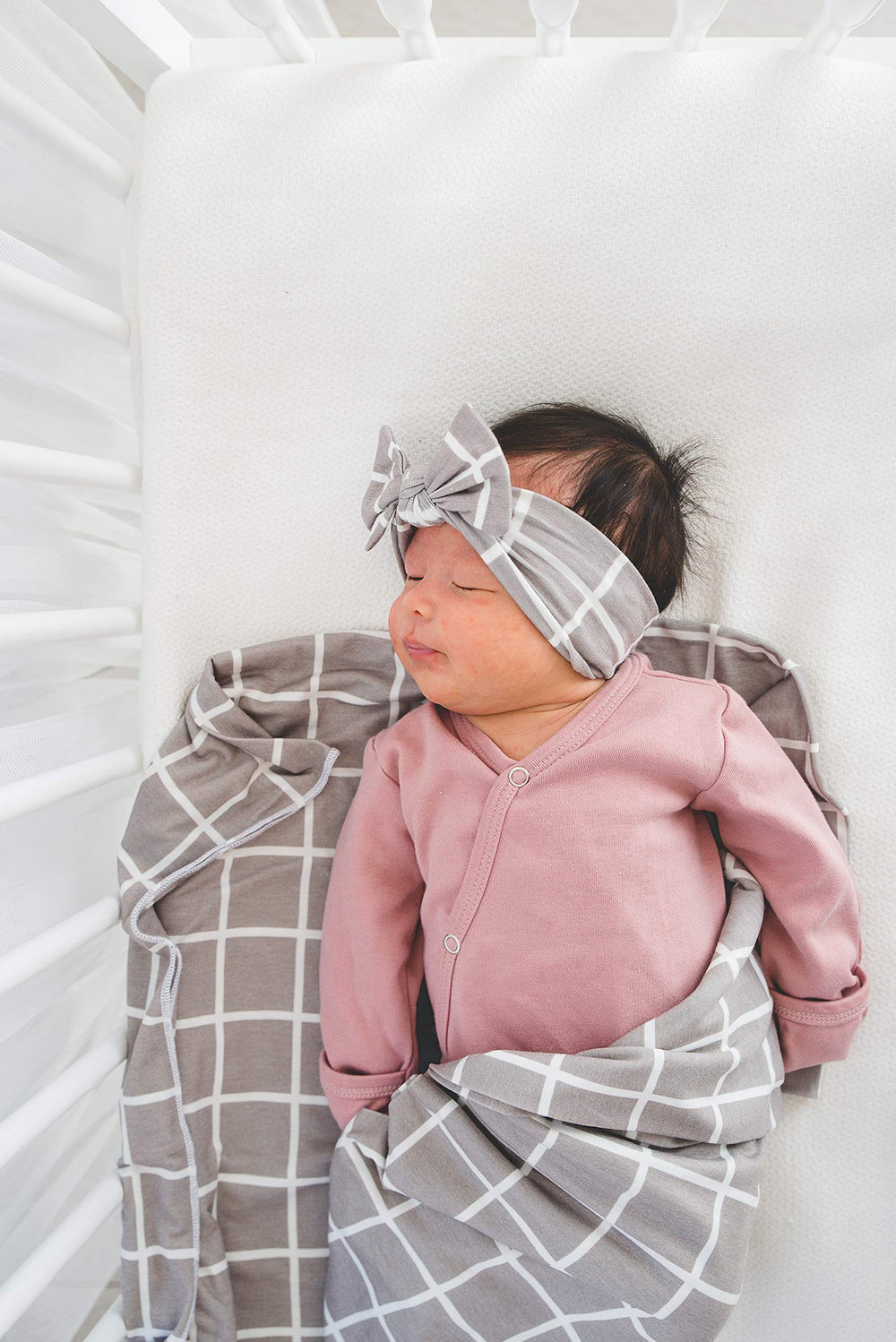Copper Pearl newborn-friendly accessory with soft fabric and gentle stretch