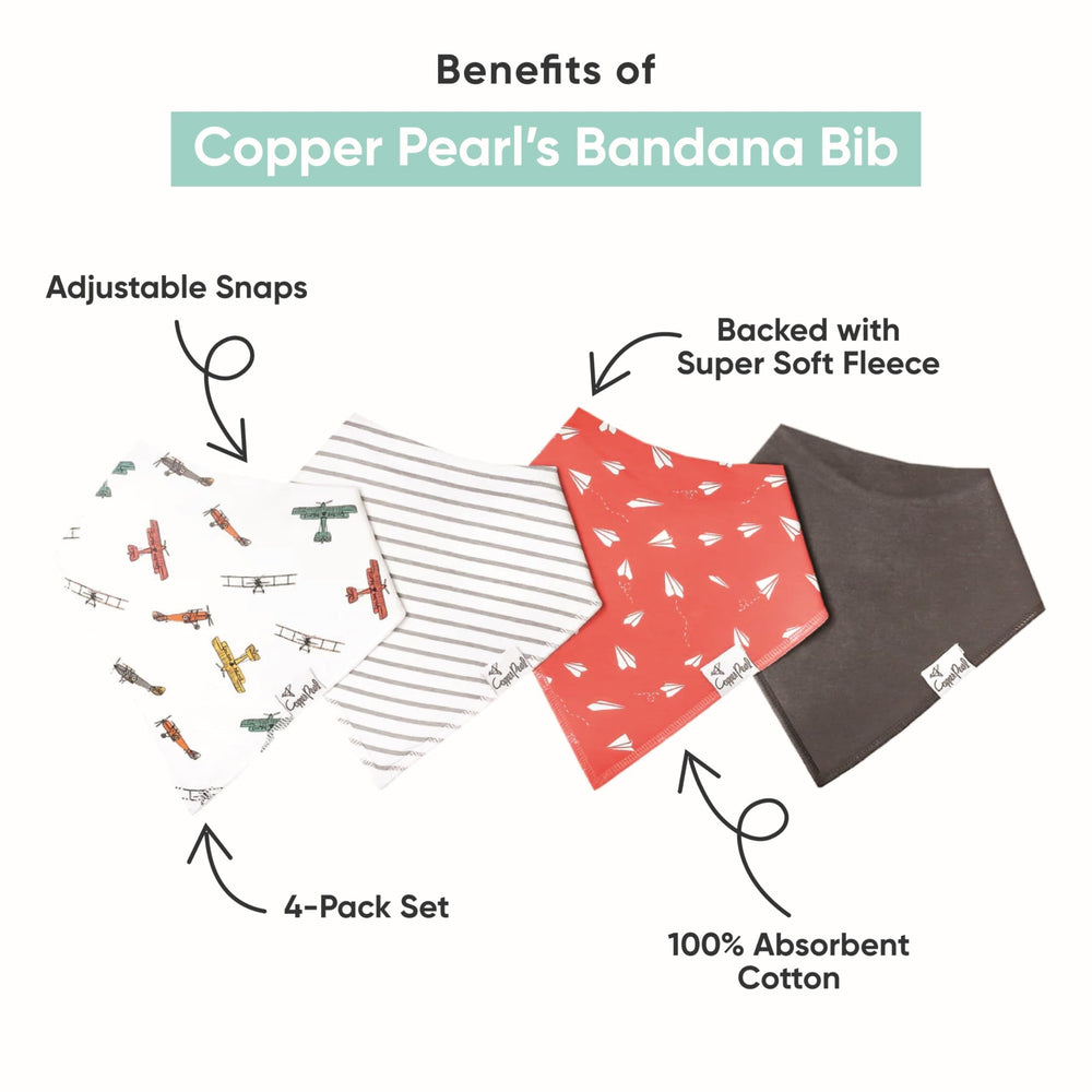 Copper Pearl absorbent cotton front detail for dry, clean outfits.