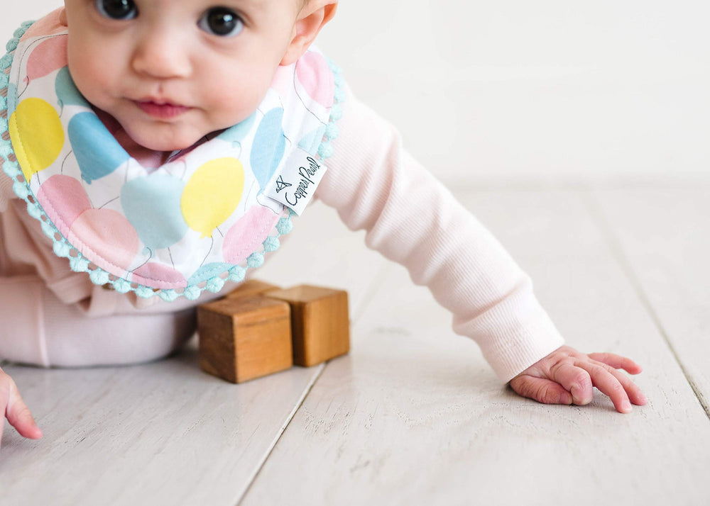 Copper Pearl back fleece interior for added softness during teething.
