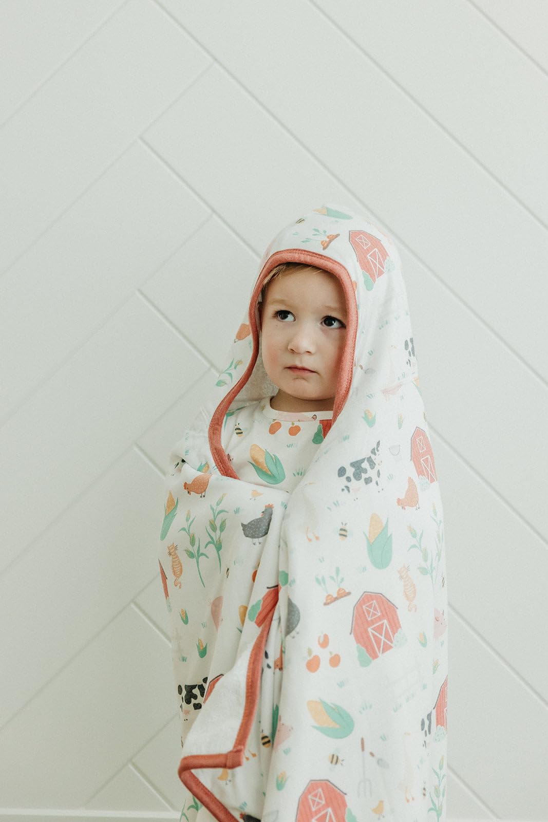 Copper Pearl big kid towel 50x29.5 inches for full-body coverage