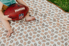 Copper Pearl Blitz Jumbo blanket toddler crib scene for nap time