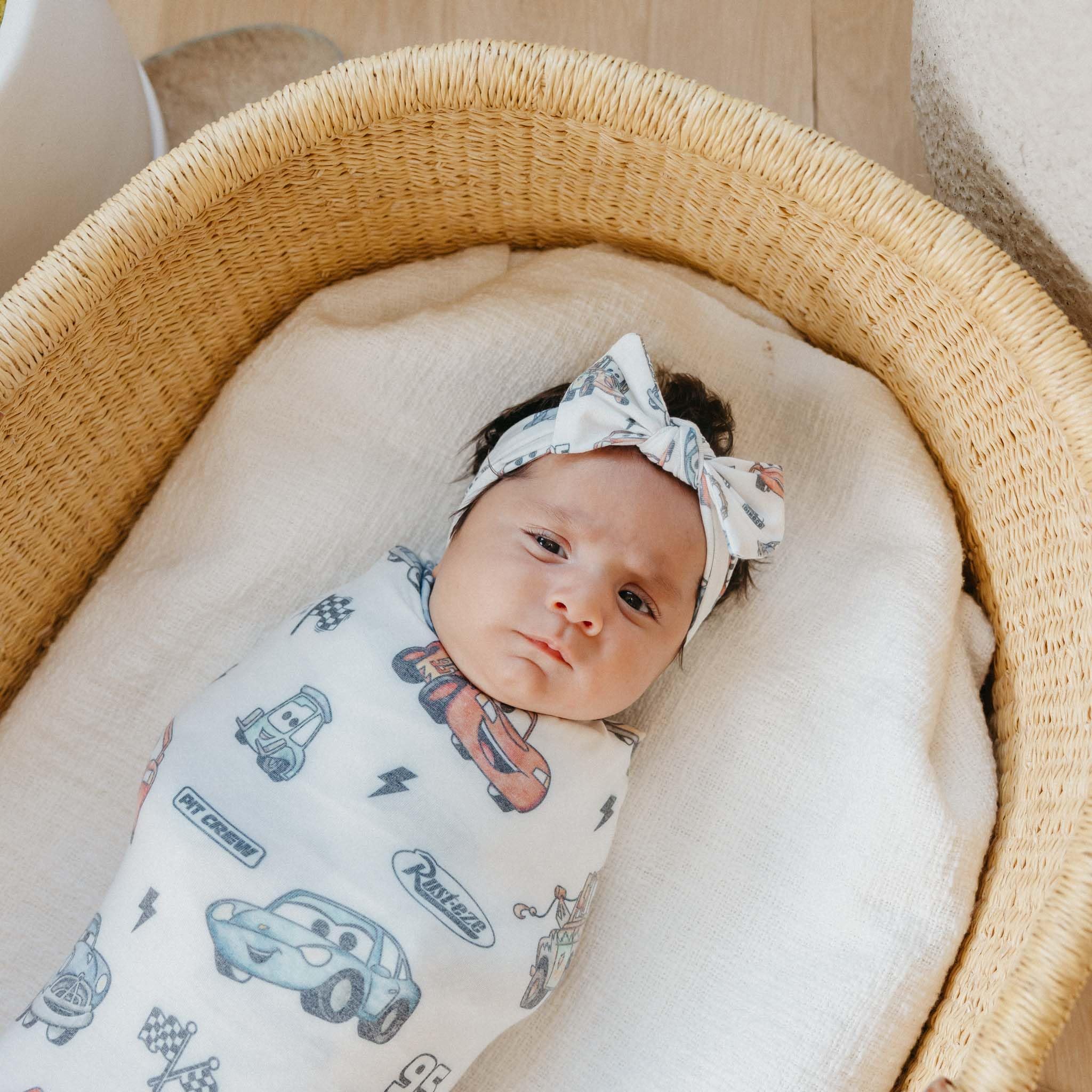 Copper Pearl bow headband design complements outfits with on-trend patterns and quality finish.
