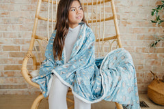 Copper Pearl Bridger Jumbo Quilt toddler naptime cozy setup