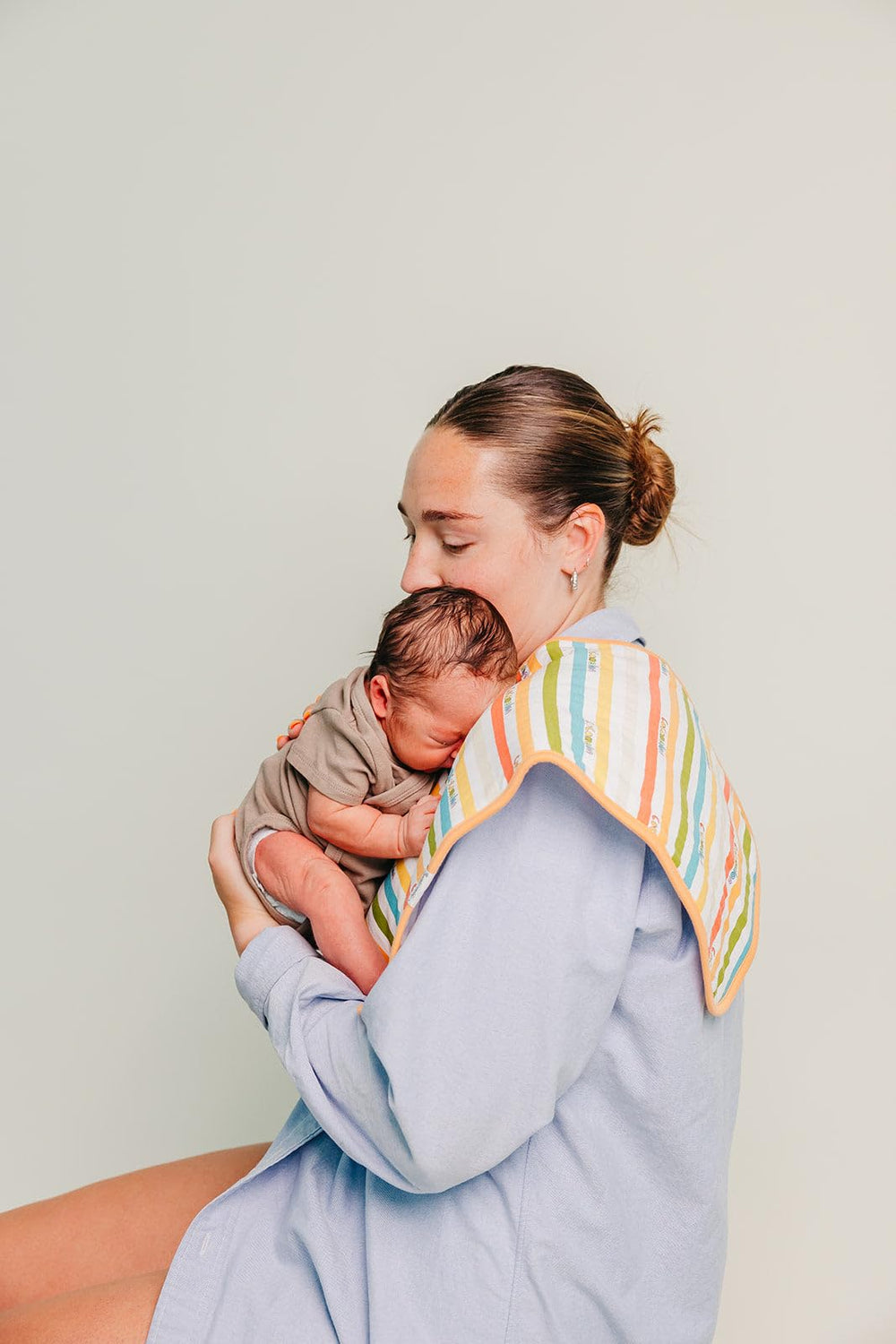 Copper Pearl CoComelon Friends burp cloths for on-the-go feeding
