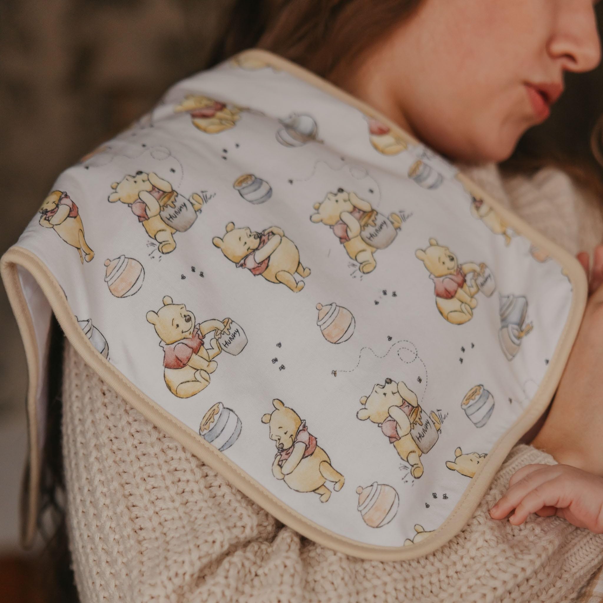 Soft cotton front and back deliver cozy touch against skin