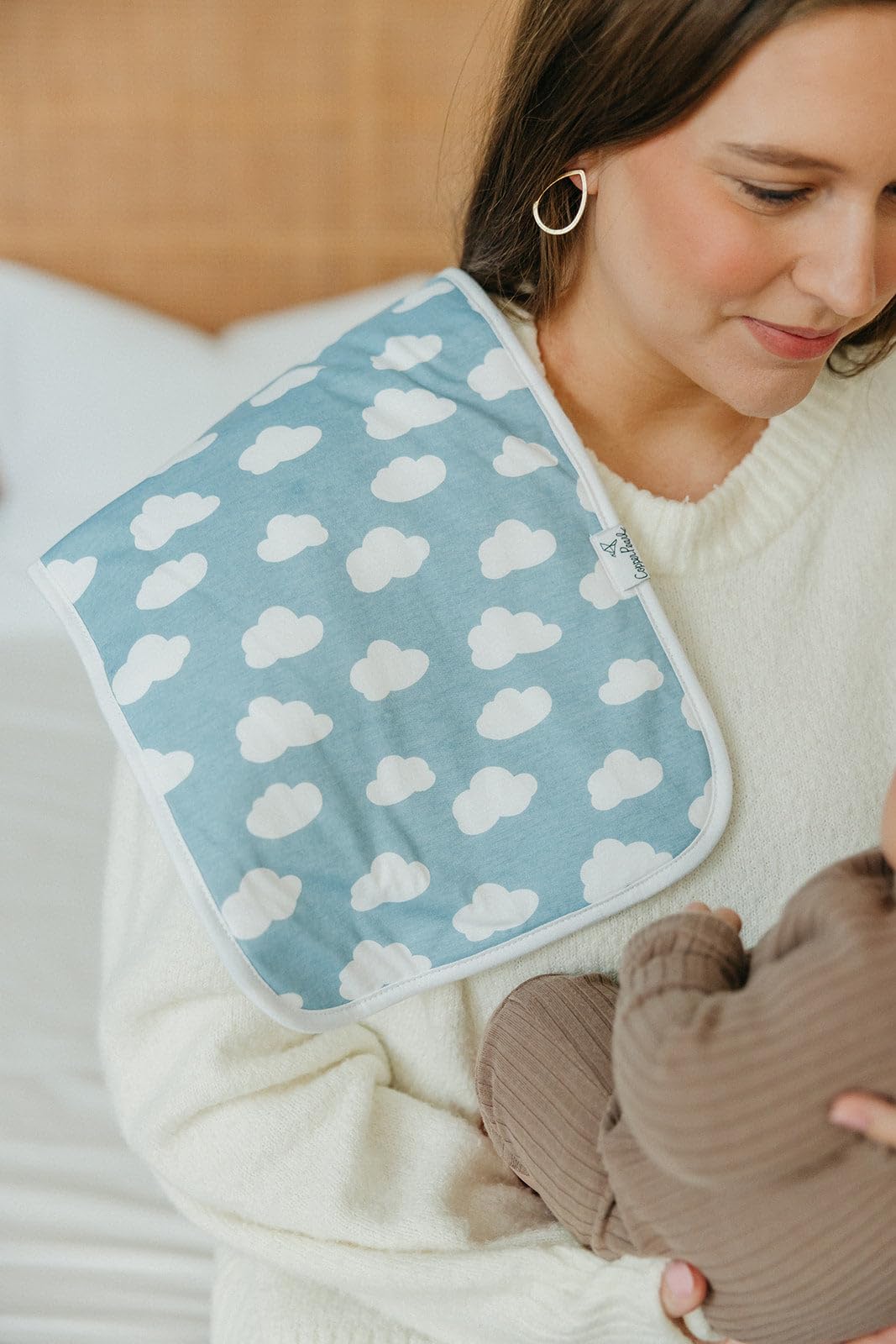 Copper Pearl farmstead pattern adds style while protecting outfits.