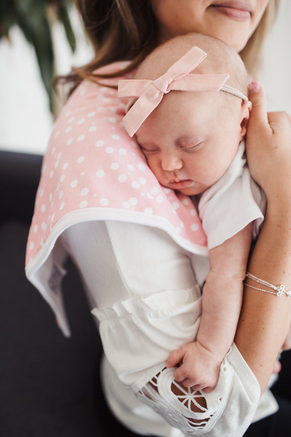 Copper Pearl multi-use burp cloths can double as wash cloths or towels