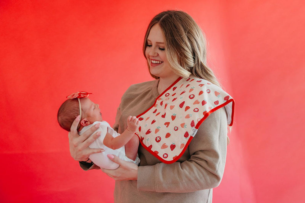Copper Pearl burp cloths used as versatile wash cloths and towels