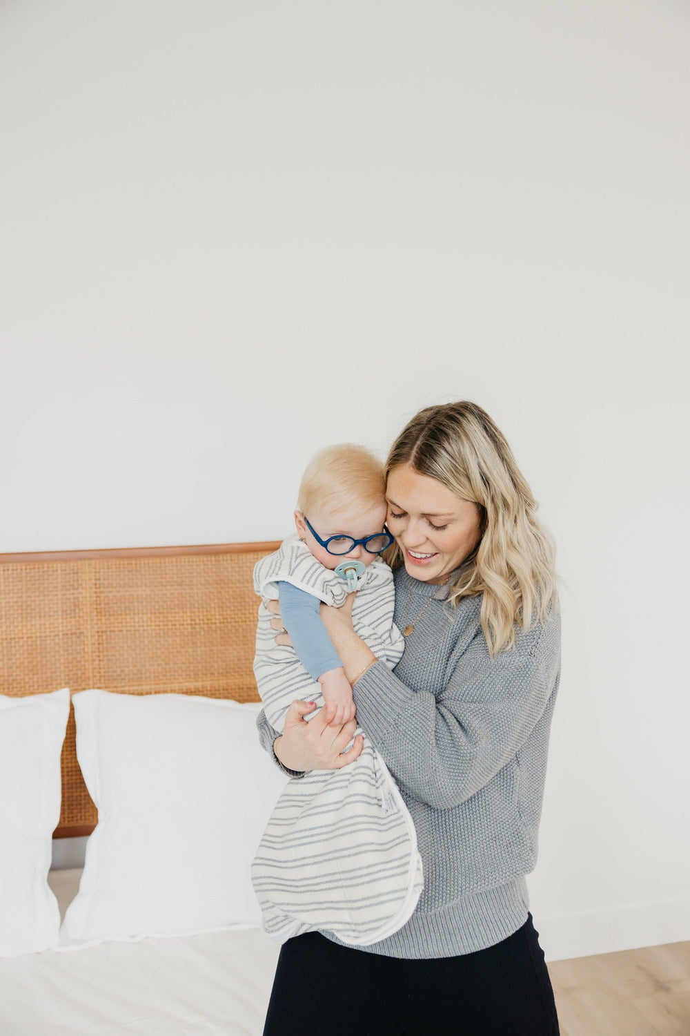 Copper Pearl buttery knit fabric delivers soft breathable comfort during night routines