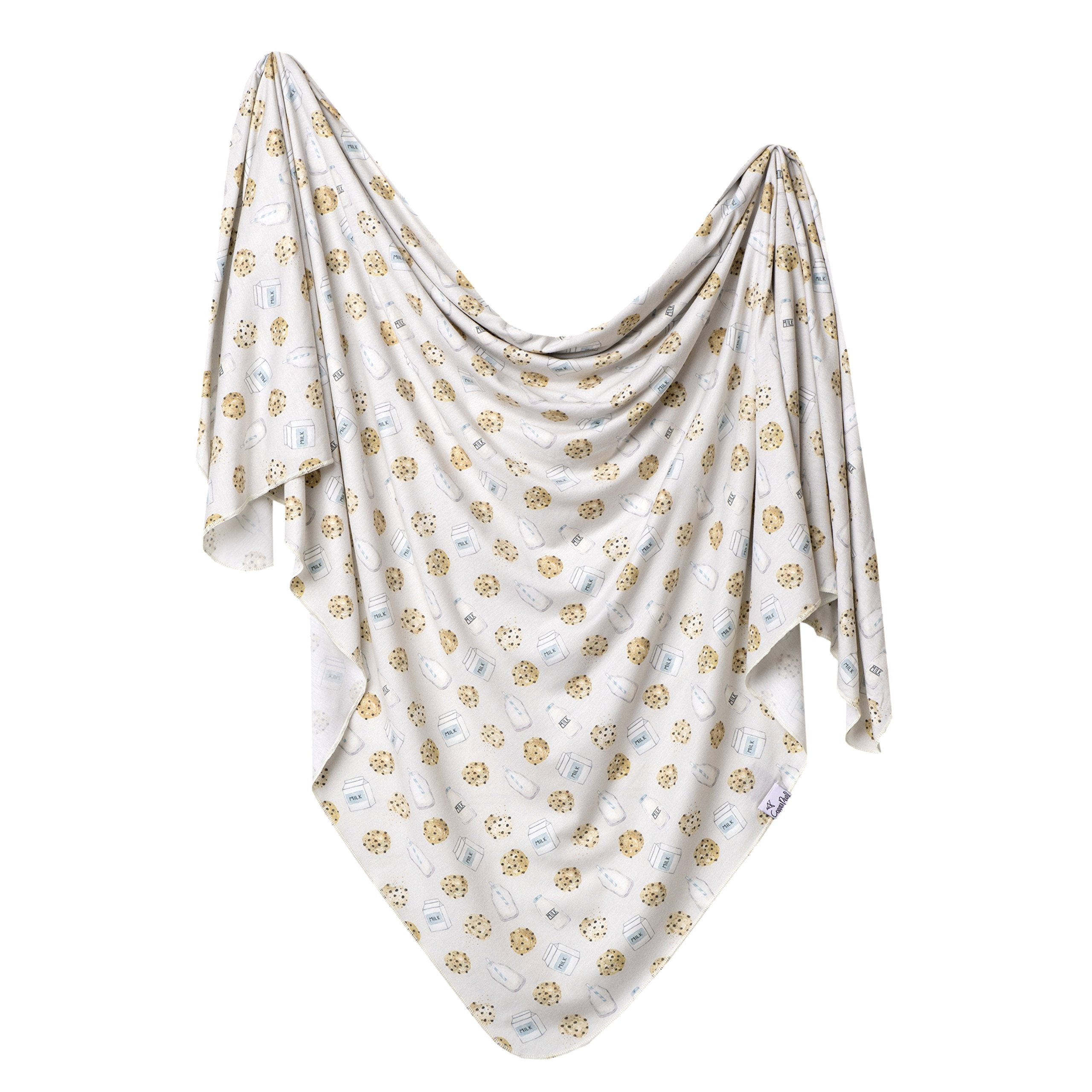 Copper Pearl Chip swaddle blanket shows cozy knit for newborn comfort