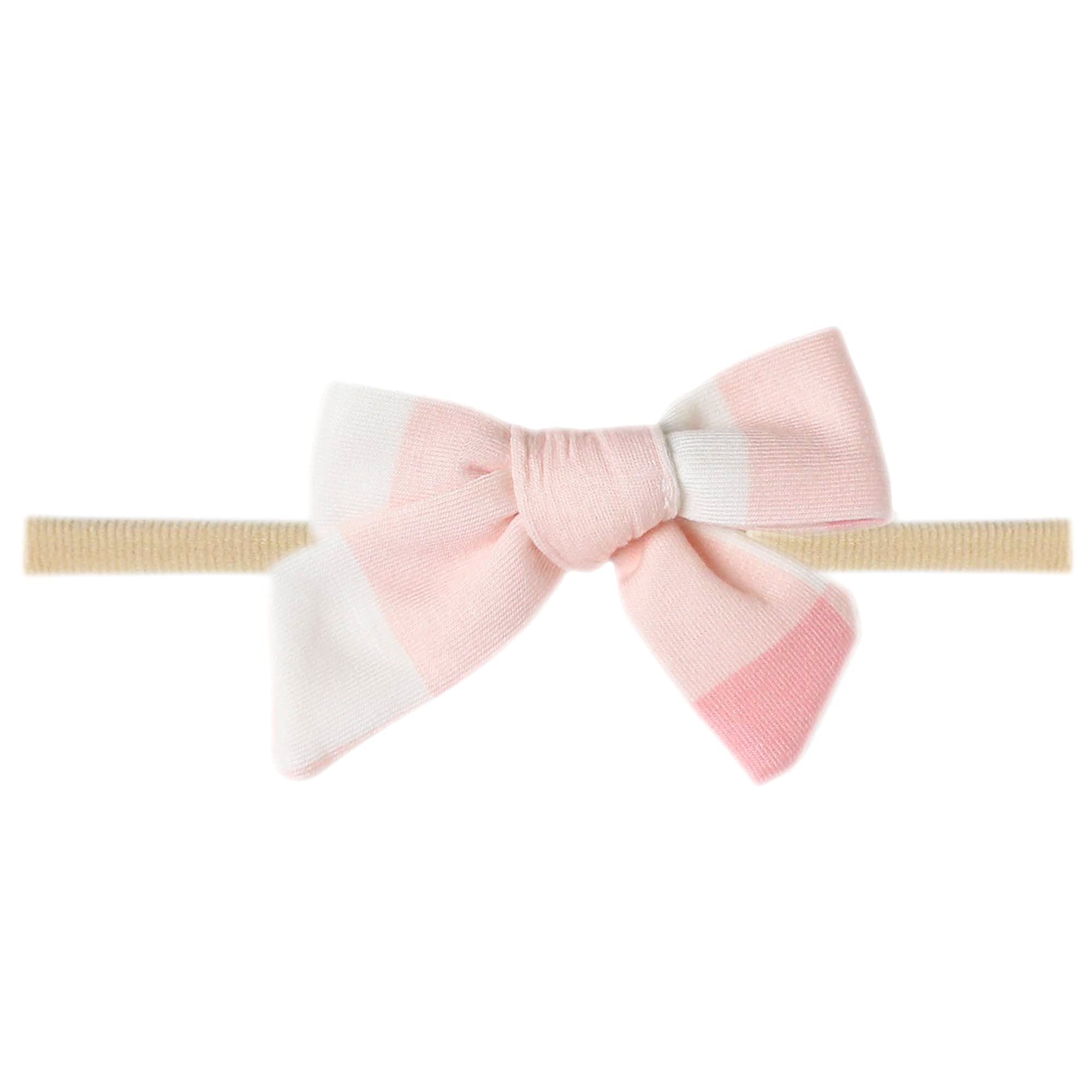 Copper Pearl Classic Baby Bow London in soft fabric for gentle newborn comfort.