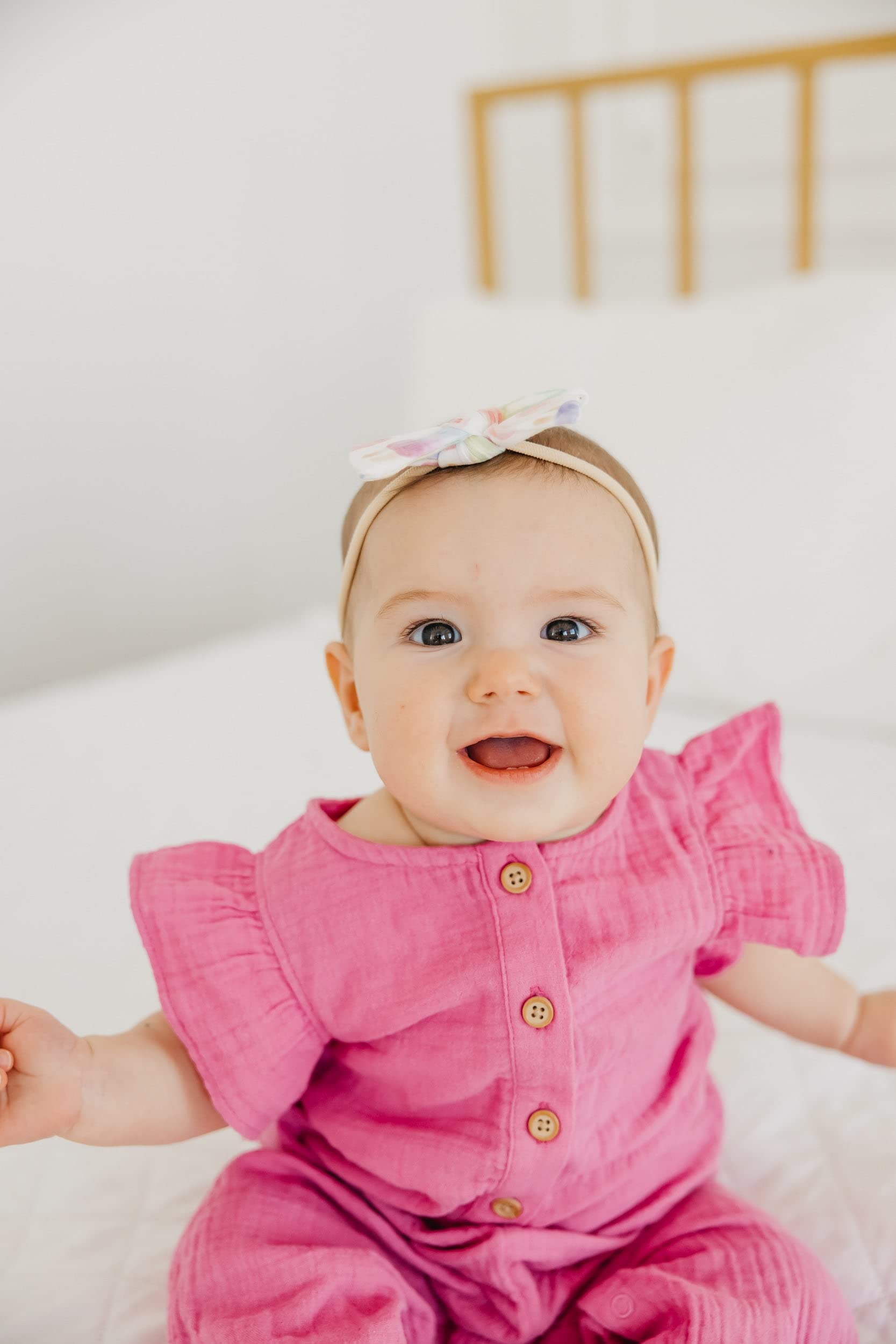 Copper Pearl Classic Baby Bow Summer versatile design for daily wear.