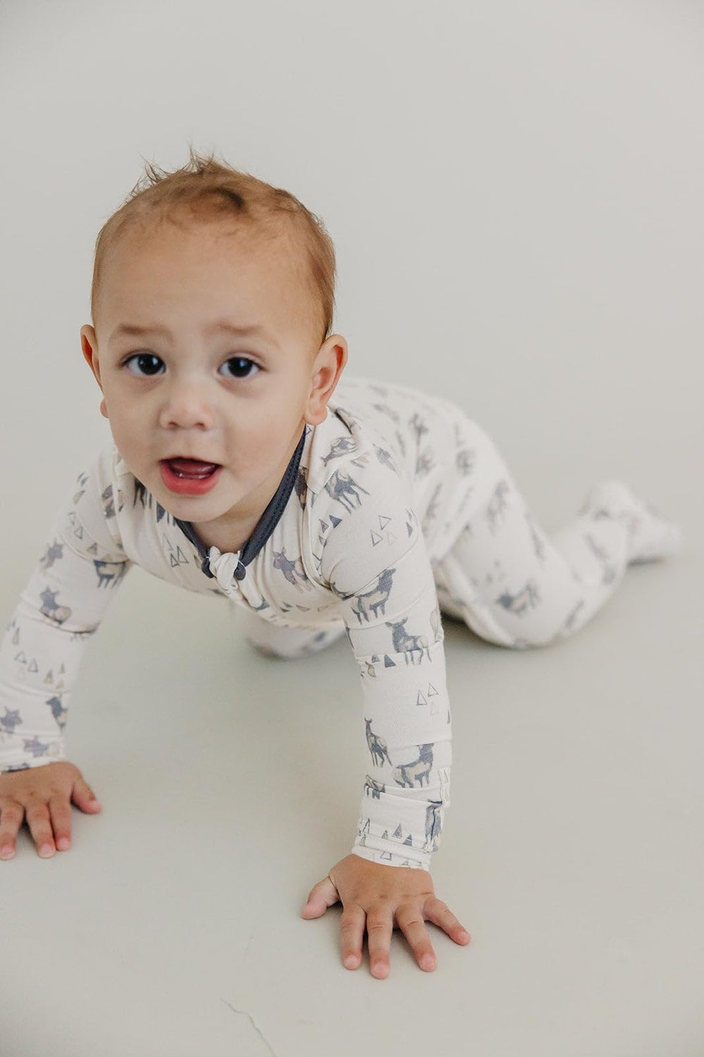 Stylish Cody prints for modern baby sleepwear and everyday wear.
