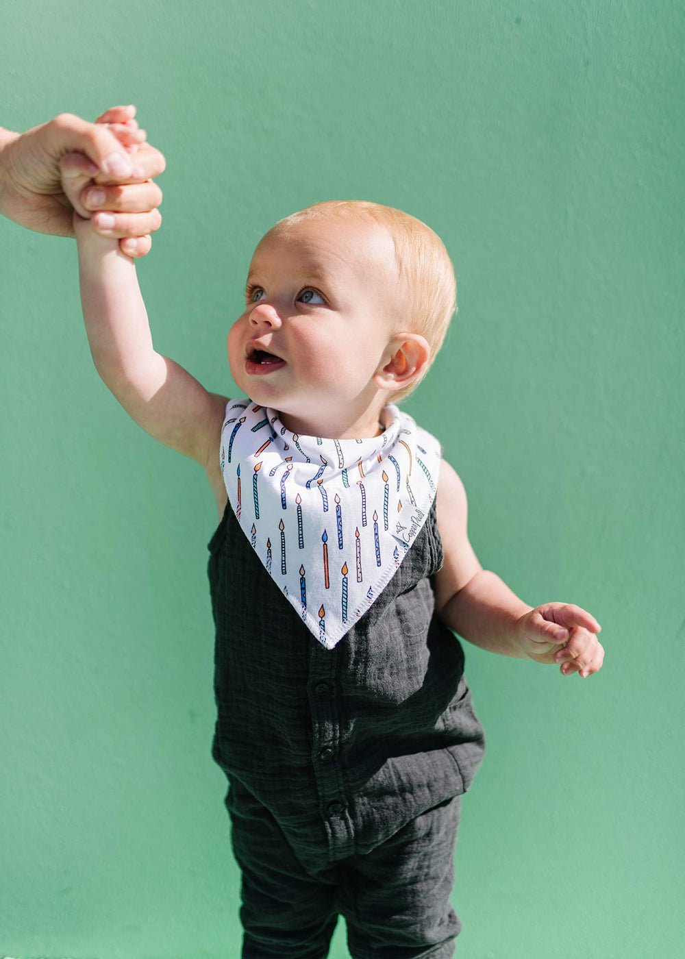 Copper Pearl Confetti bib gift-pack presents a stylish practical baby shower option.