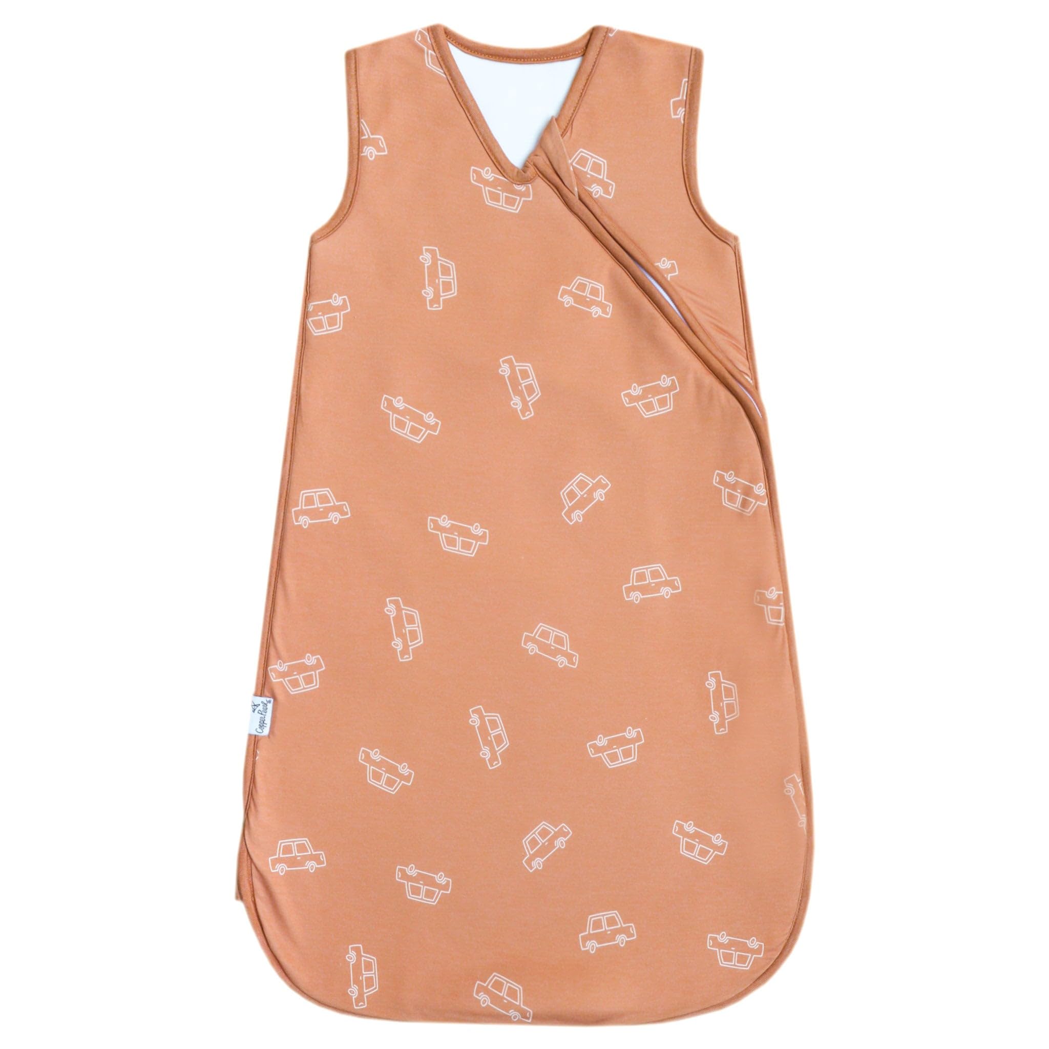 Copper Pearl Cooper sleep bag with 3-layer knit soft fabric for cozy nights.