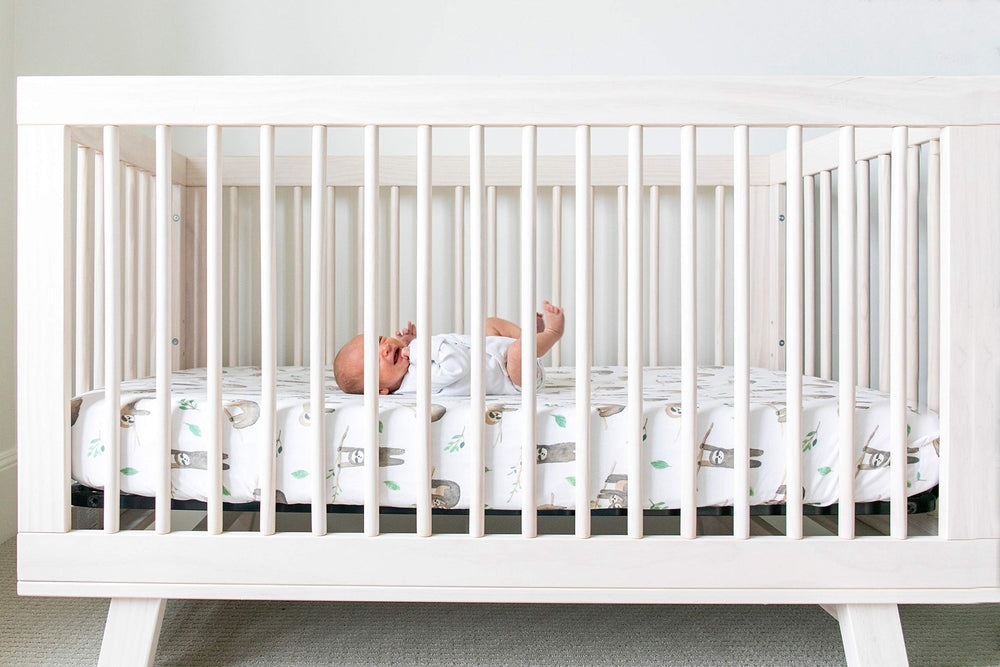 Copper Pearl cozy-soft crib sheet close-up communicates comforting touch for nap times