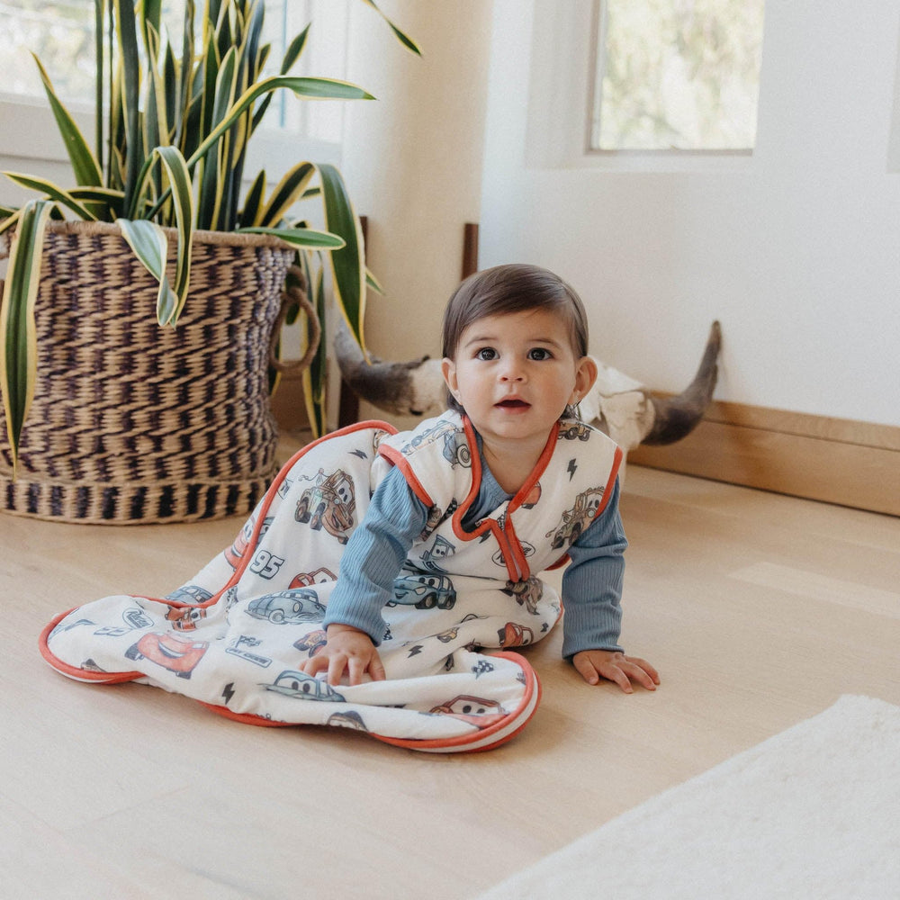 Copper Pearl Disney Cars sleep bag 1.0 TOG ideal for 69–73°F rooms