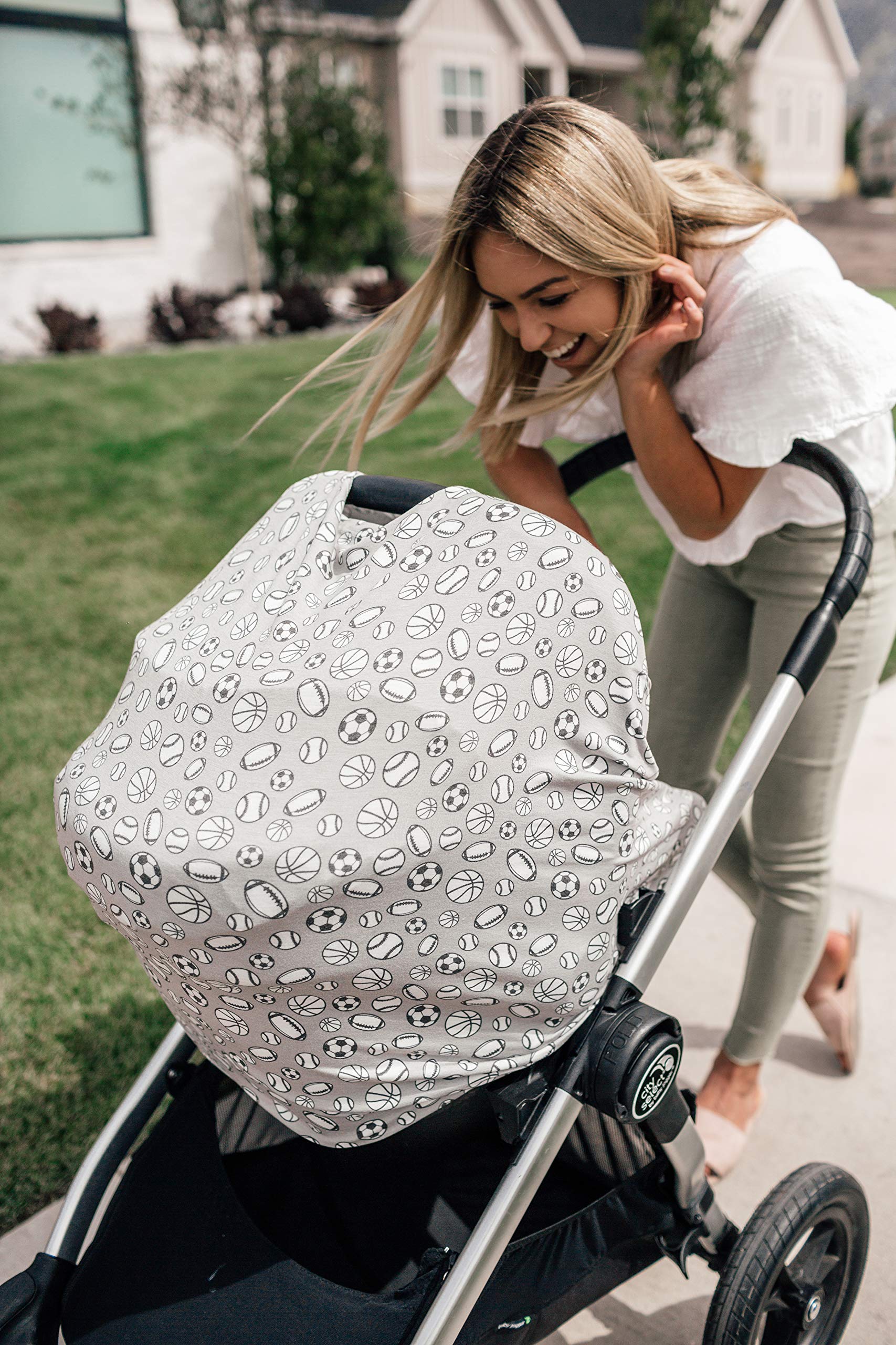 Copper Pearl high-chair cover offers a clean surface for dining