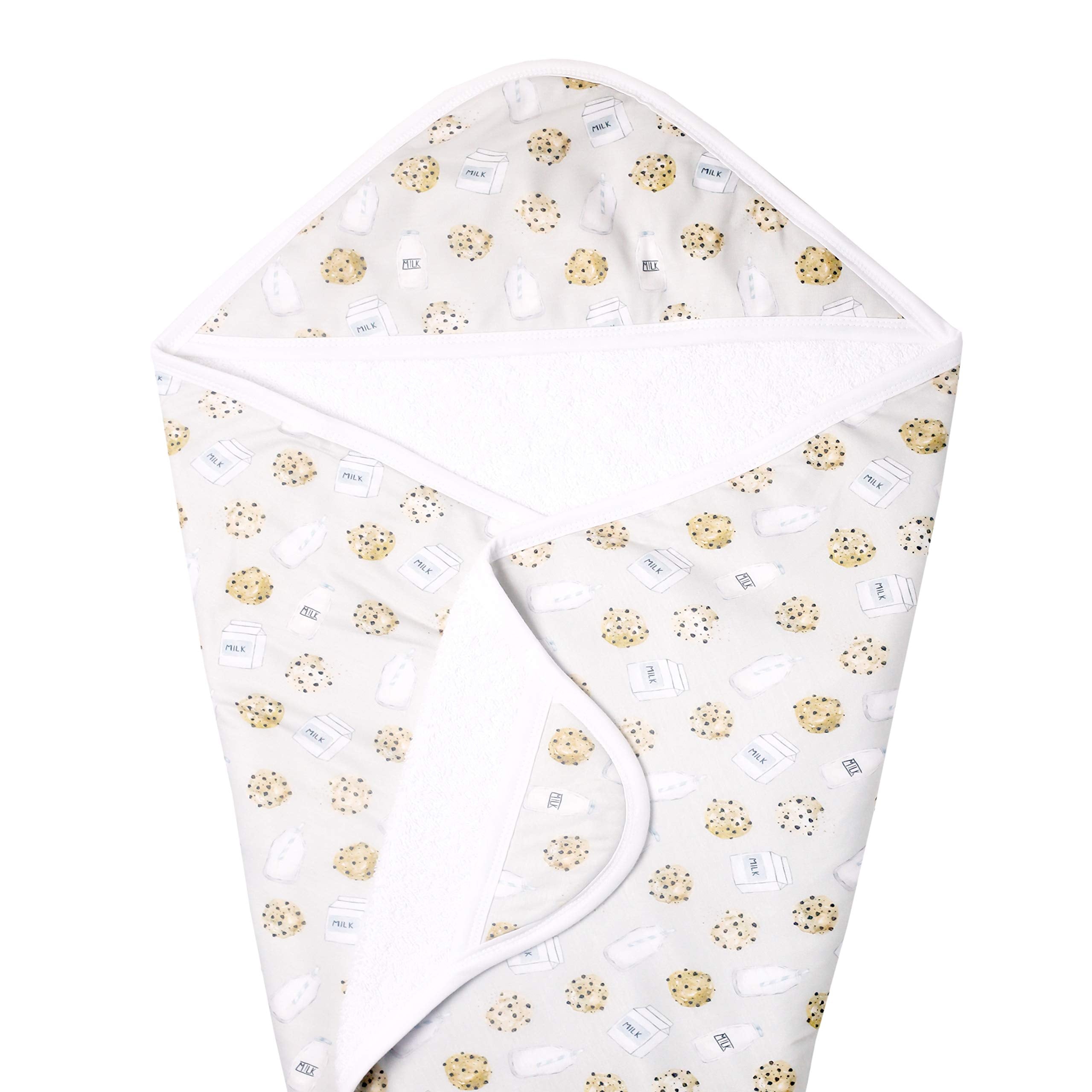 Copper Pearl hooded bath towel with knit cotton exterior for ultra-soft daily use.