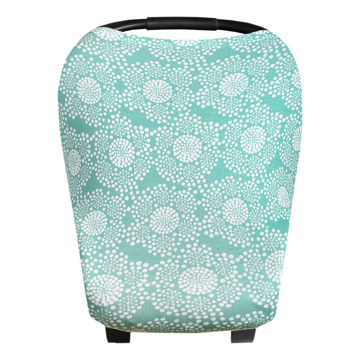 Copper Pearl Jane 5-in-1 cover in navy stripe offering versatile use and protection for baby.