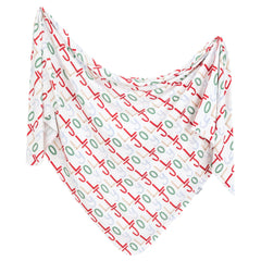 Copper Pearl Jolly swaddle blanket 46x46 offers secure swaddling and room to grow