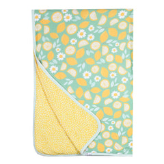 Copper Pearl jumbo quilt lemon ultrasoft close-up shows premium knit texture and breathability