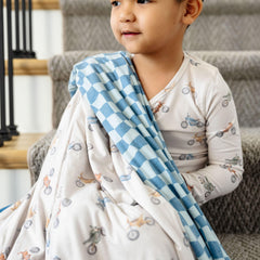 Copper Pearl Ryder jumbo knit fabric with stretch for comfy lounging