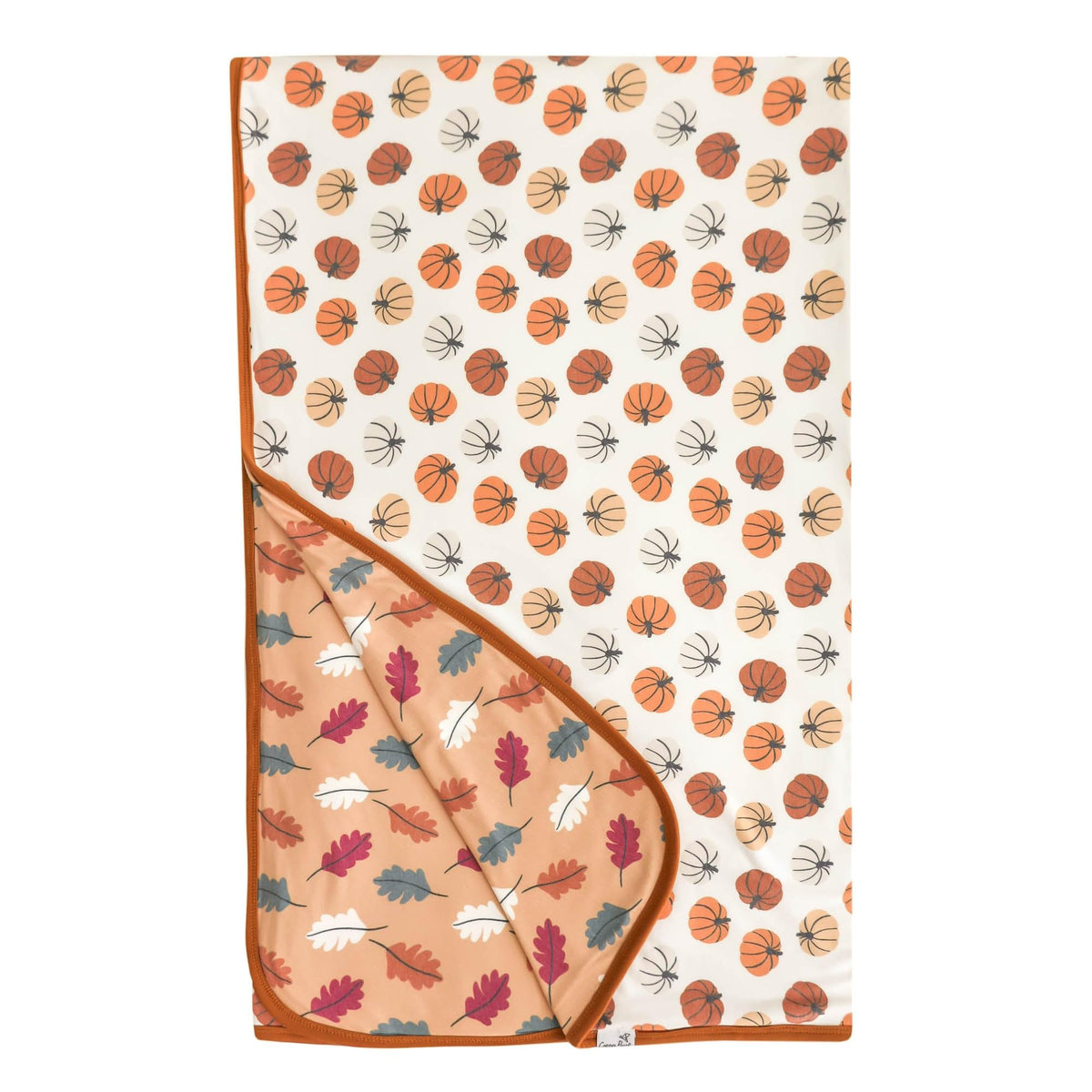 Copper Pearl Karver Jumbo blanket front view showing plush fabric and rich texture.