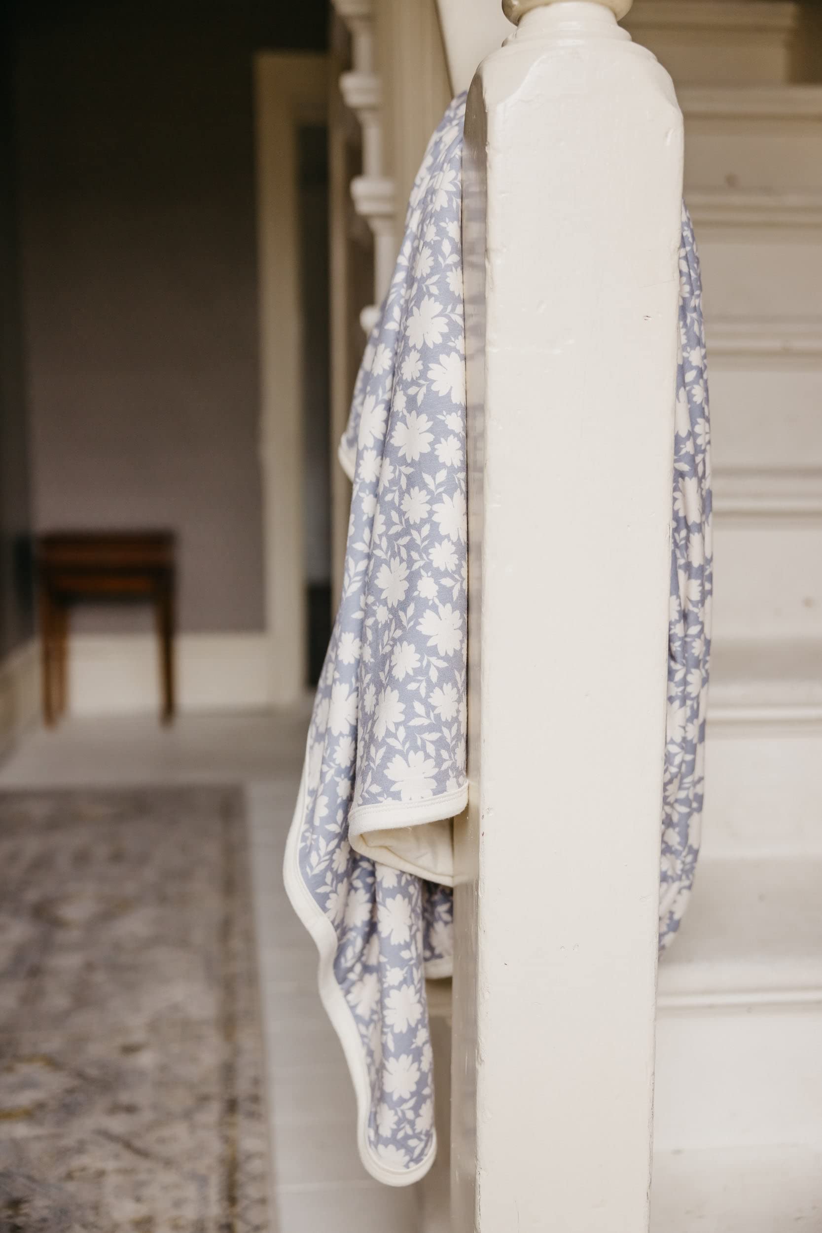 Copper Pearl Lacie blanket design showcased in contemporary nursery decor.