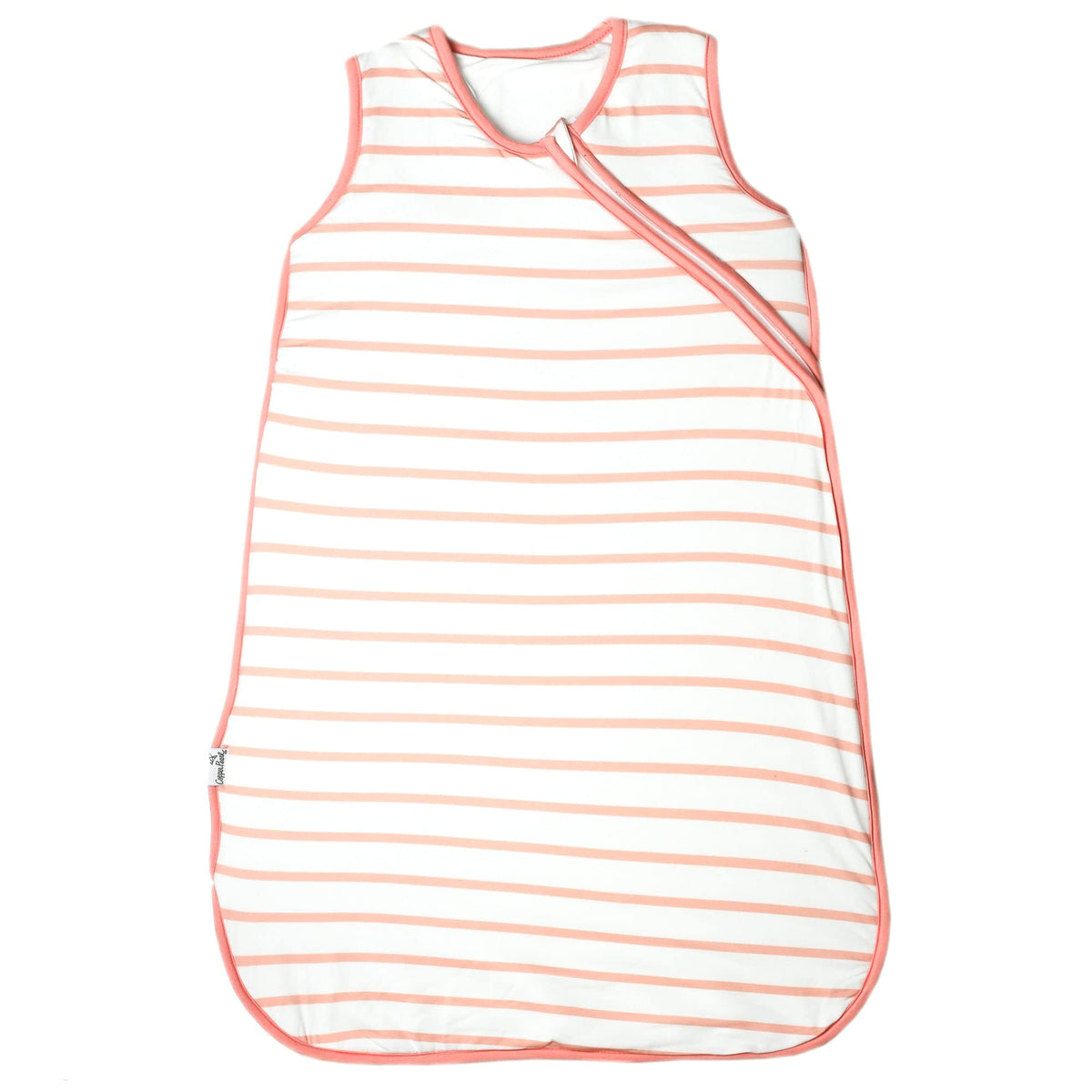 Copper Pearl Lainey sleep bag front view shows cozy three-layer knit warmth for year-round use.