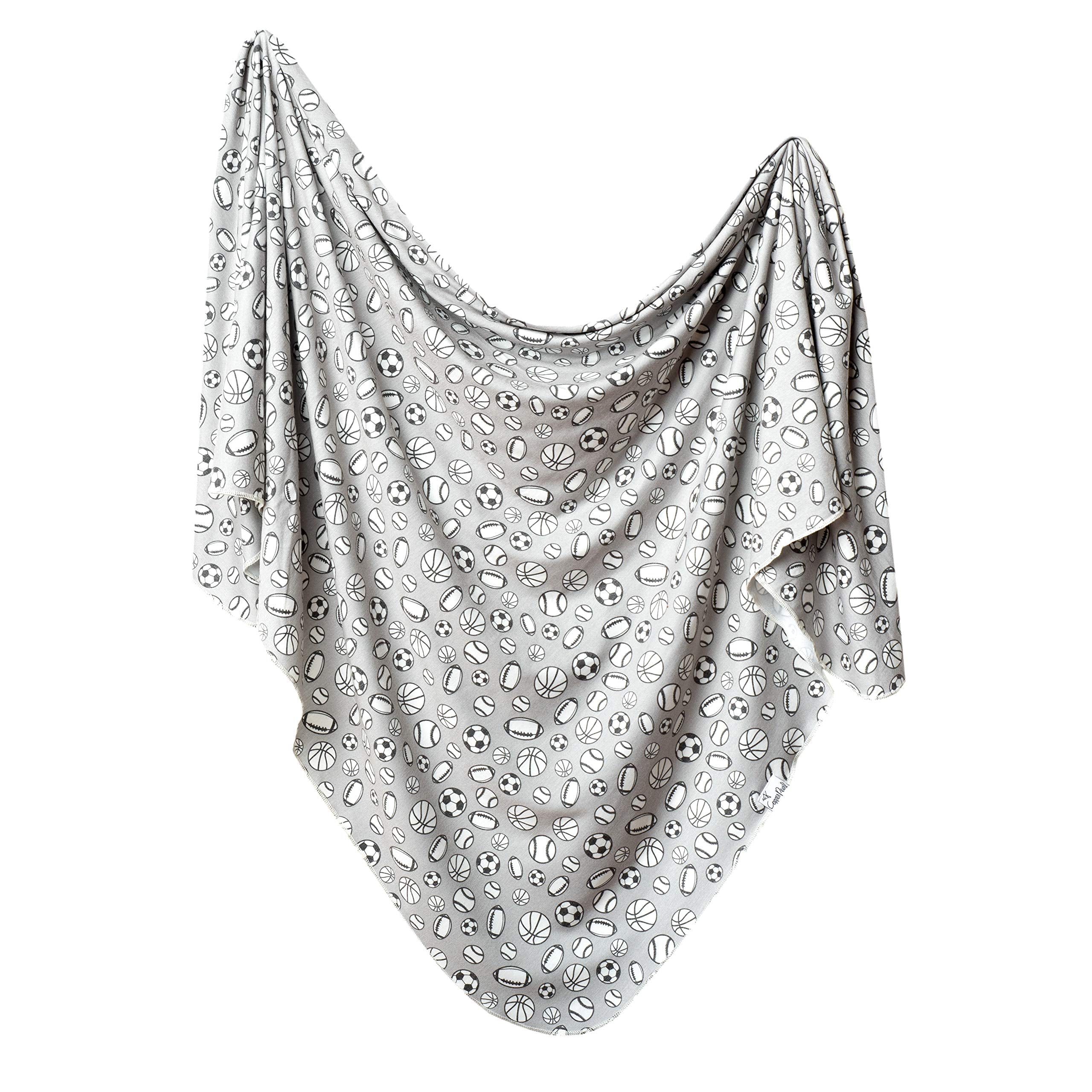 Copper Pearl large premium knit swaddle blanket 46x46 for soft, breathable comfort.