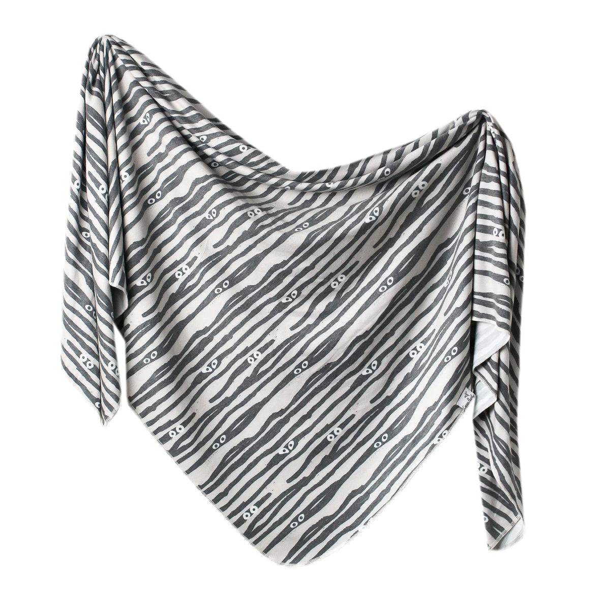 Copper Pearl large swaddle in soft-knit 46x46 for cozy newborn wrapping