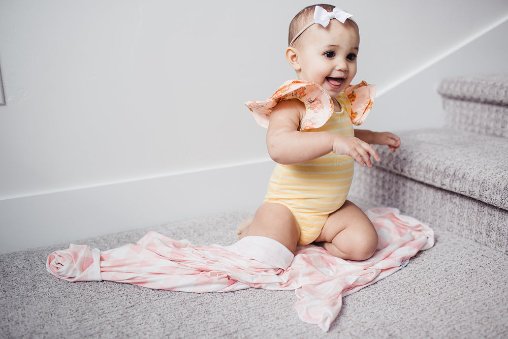 Copper Pearl London lifestyle image features stylish design to complement modern nursery decor
