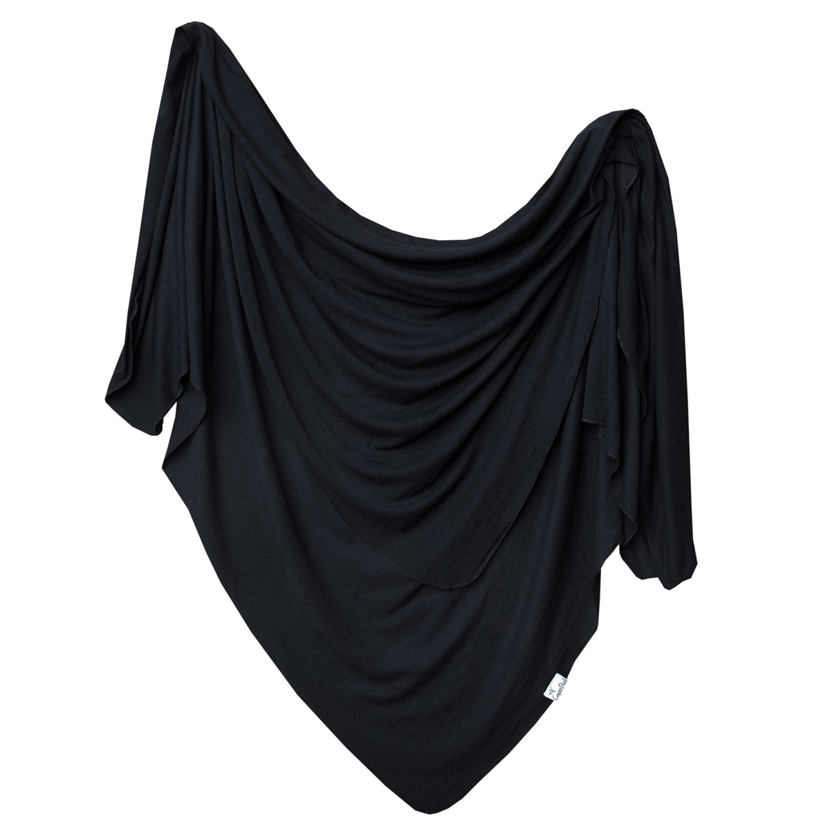Copper Pearl Midnight swaddle blanket front view highlights soft knit texture for cozy comfort.