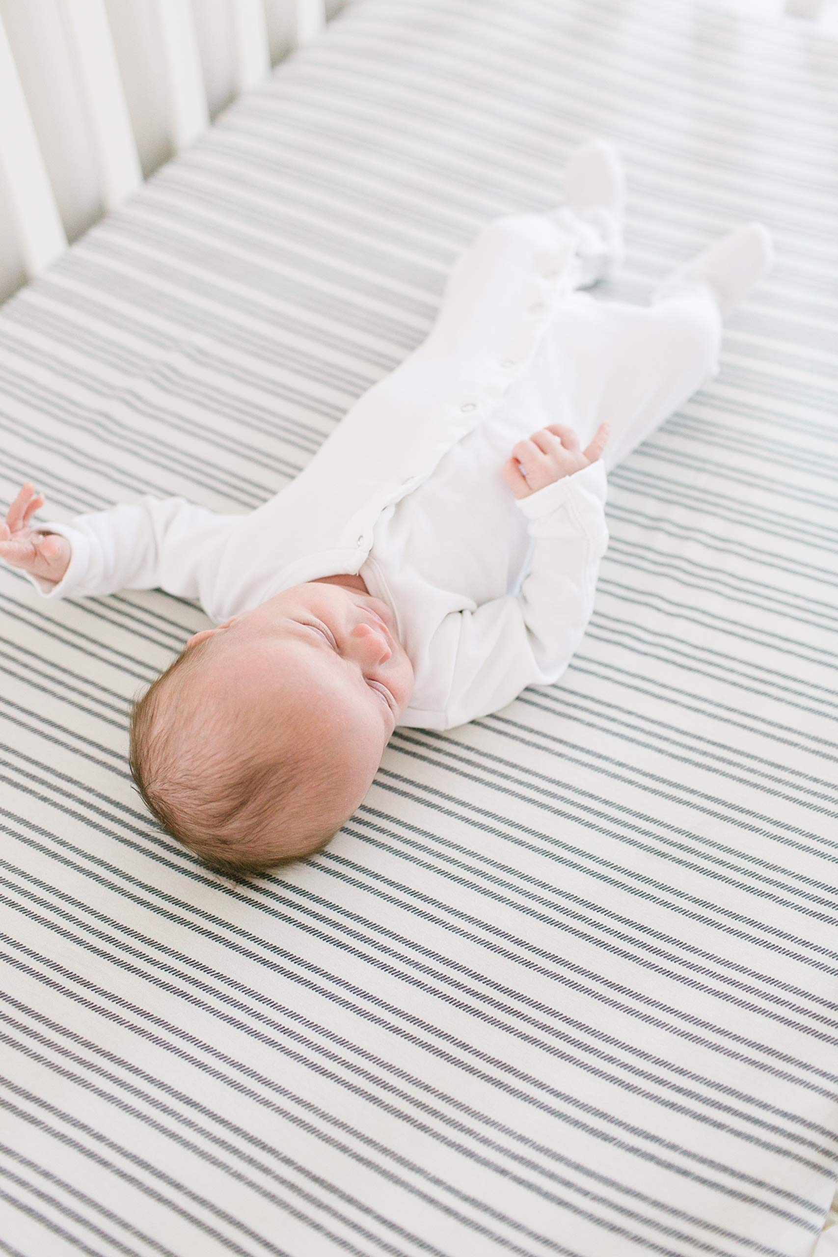 Copper Pearl Midtown knit toddler sheet soft touch enhances comfort during play