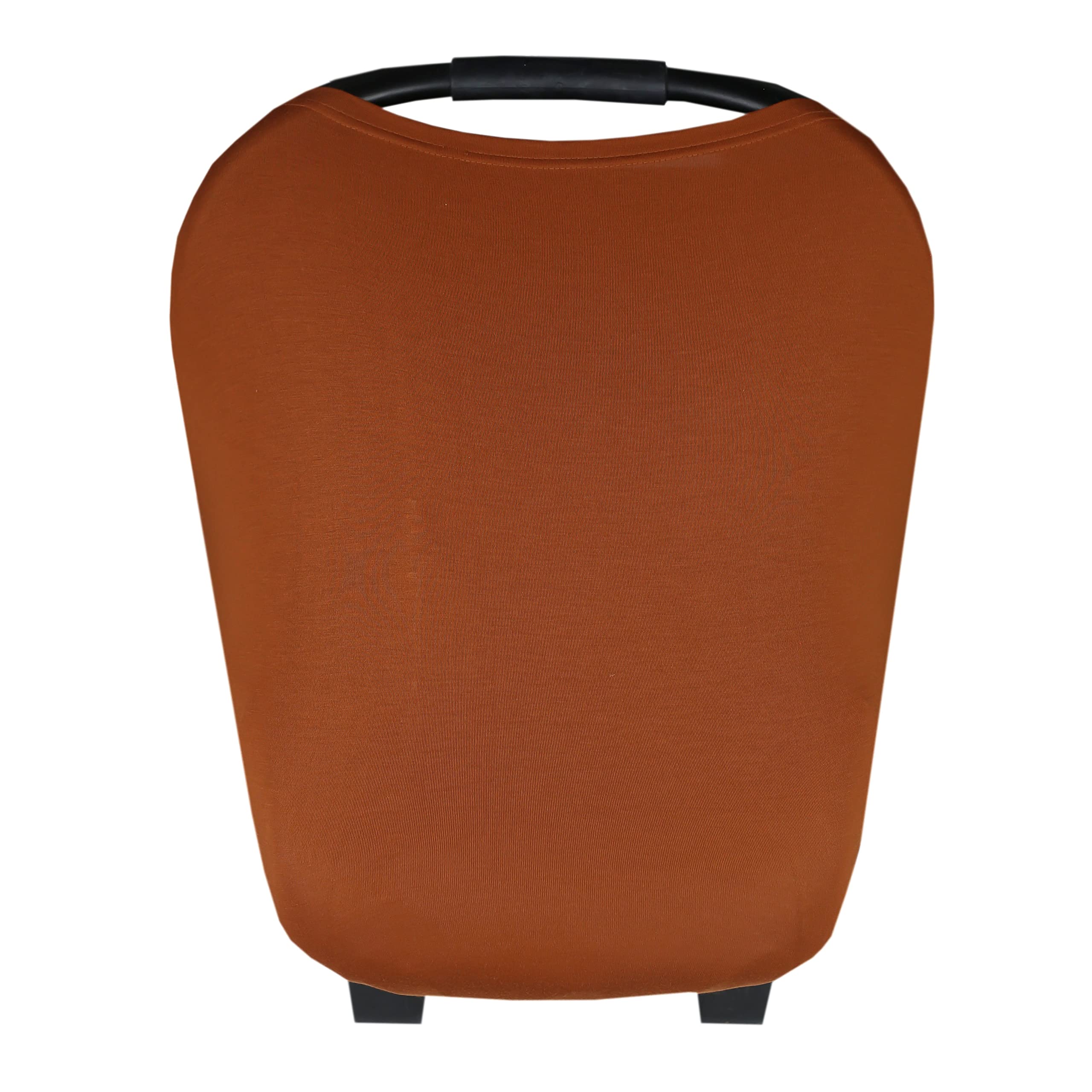 Copper Pearl multi-use cover as car-seat cover offering easy breastfeeding access and sun protection