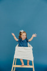 Copper Pearl compact fold design stores easily in a diaper bag.