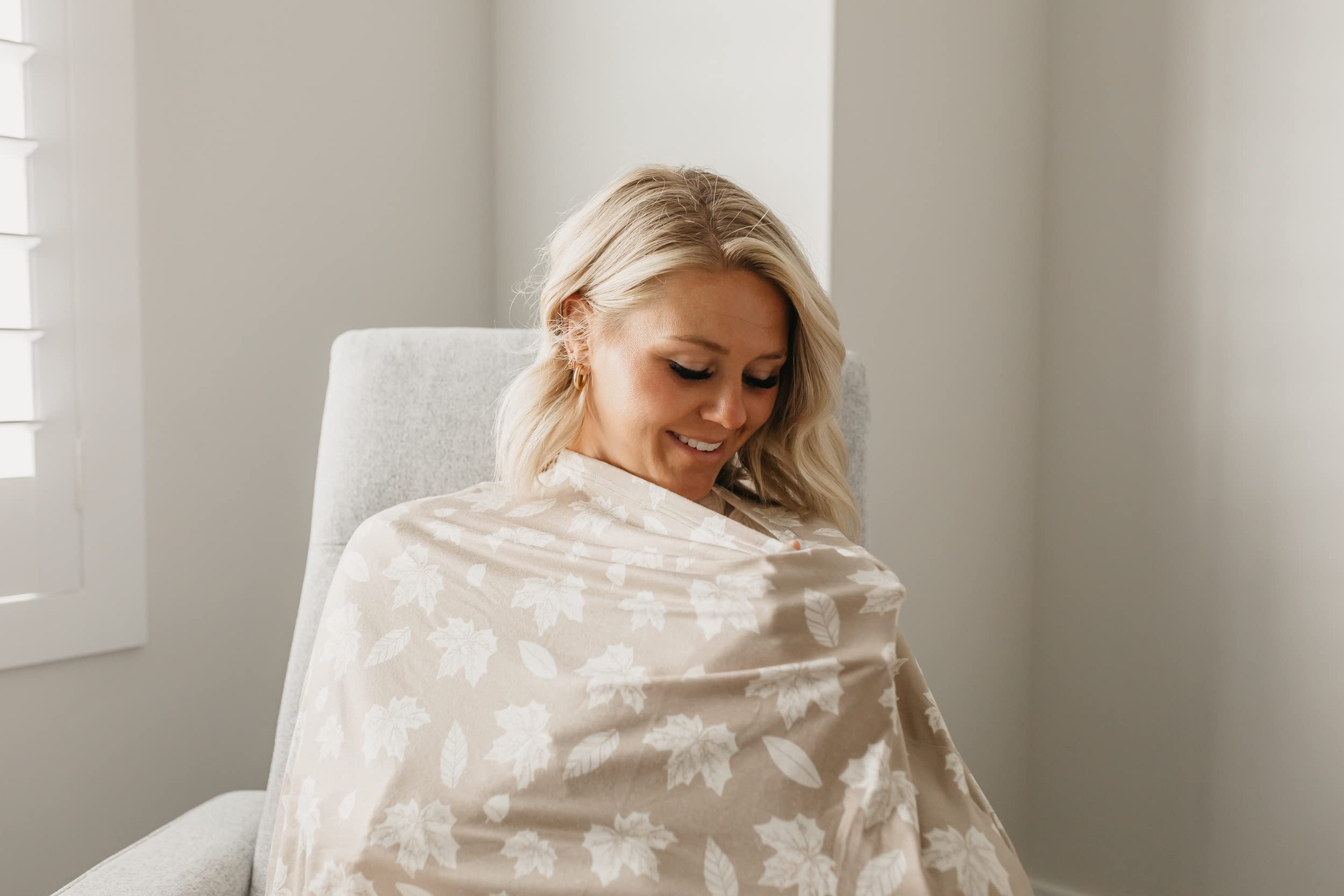 Copper Pearl Multi-Use Cover infinity-scarf-style view adds wearable practicality.