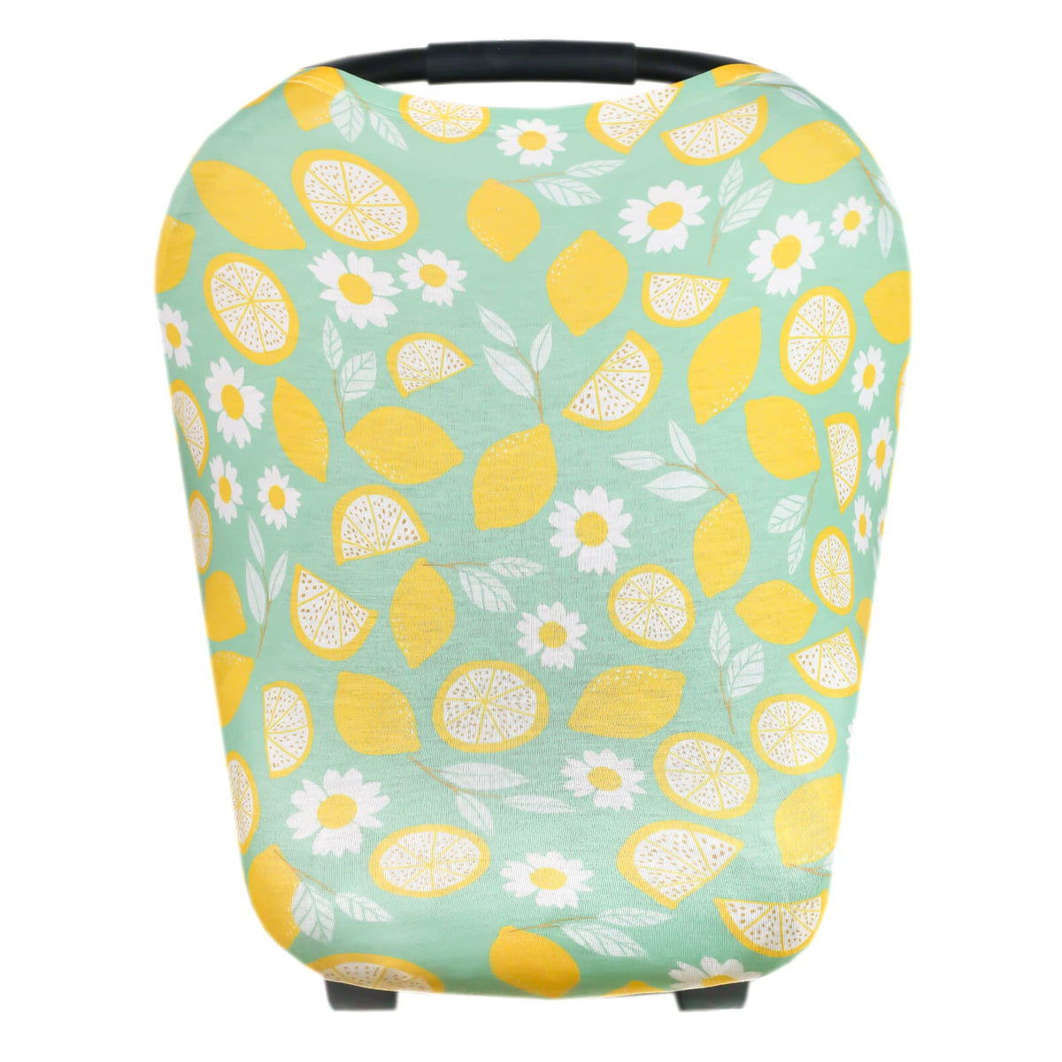 Copper Pearl Lemon multi-use cover over a car seat, versatile protection on the go.