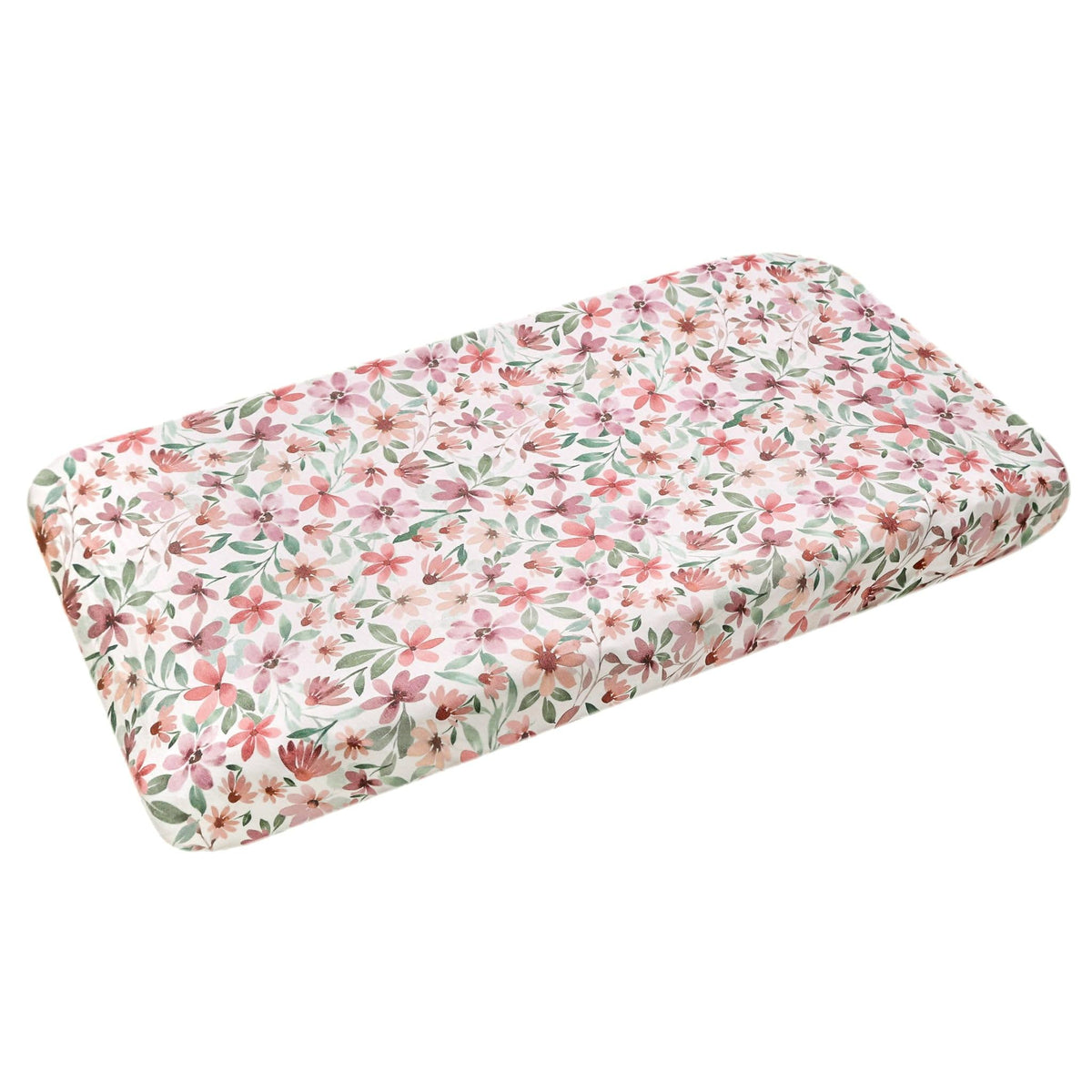 Copper Pearl Natalie soft-knit fabric diaper changing pad cover for ultra-smooth baby care.