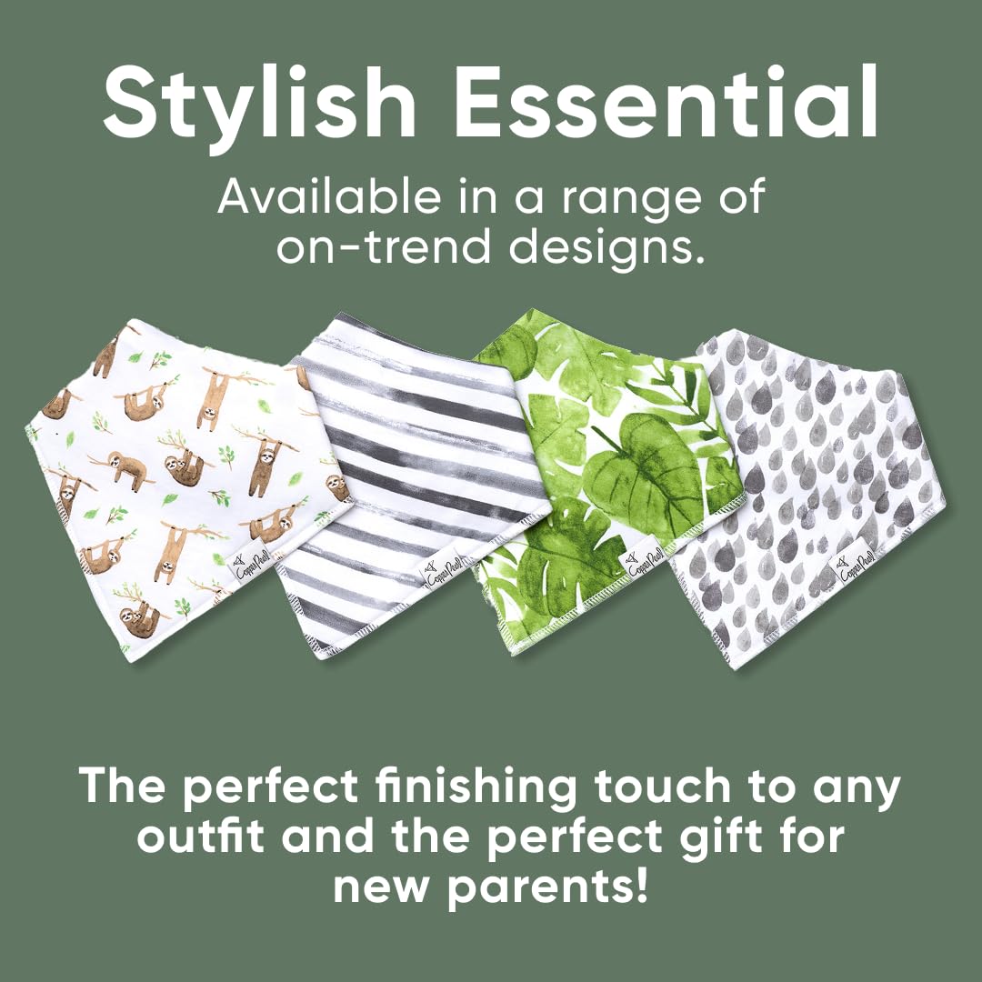 Copper Pearl Noah bibs multi-styles showcase variety for daily outfits.