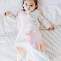 Copper Pearl Nova full-length zipper for easy night changes.
