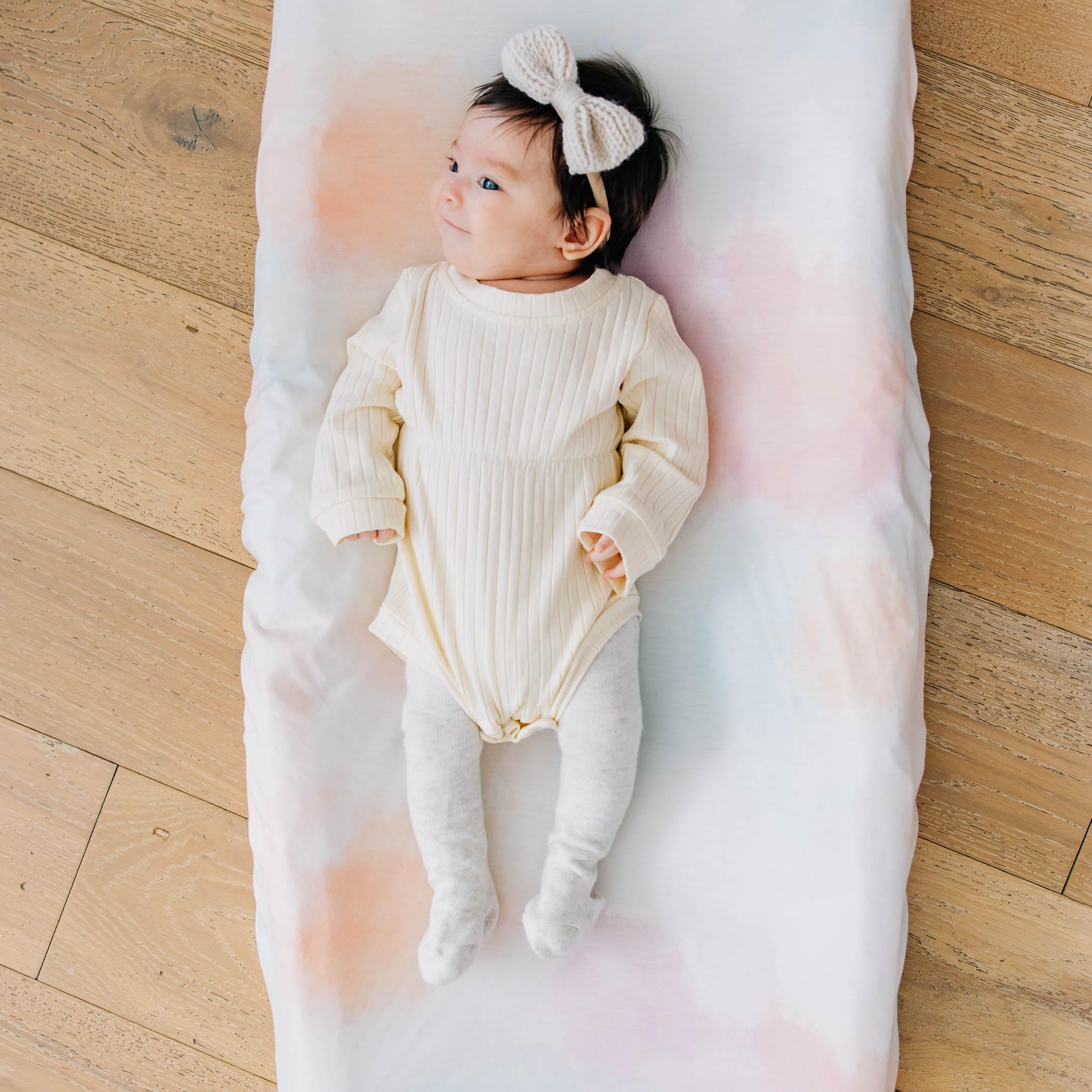 Copper Pearl Nova premium knit designs complement modern nurseries and coordinated Copper Pearl accessories.