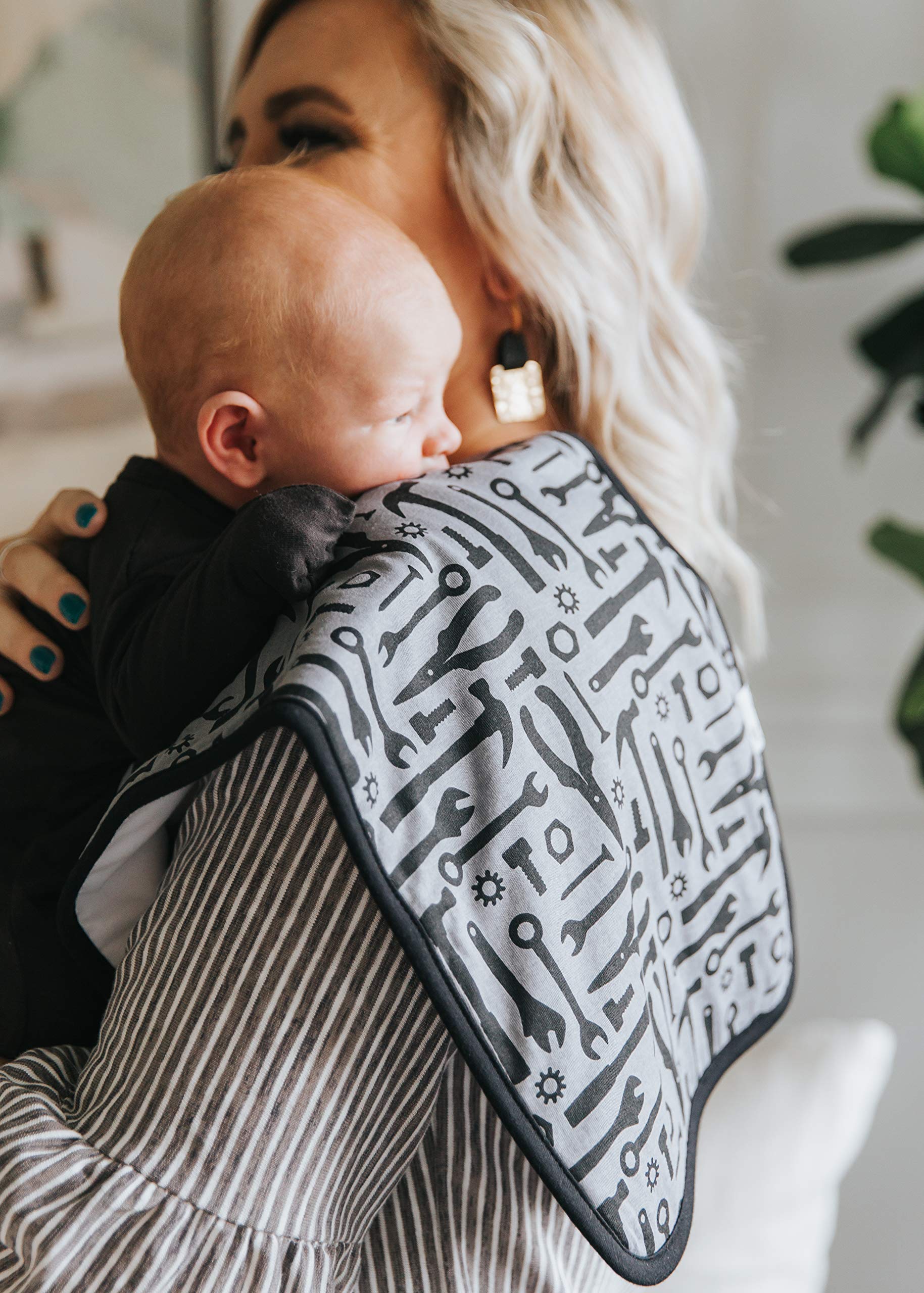 Copper Pearl burp cloths make a thoughtful baby shower gift