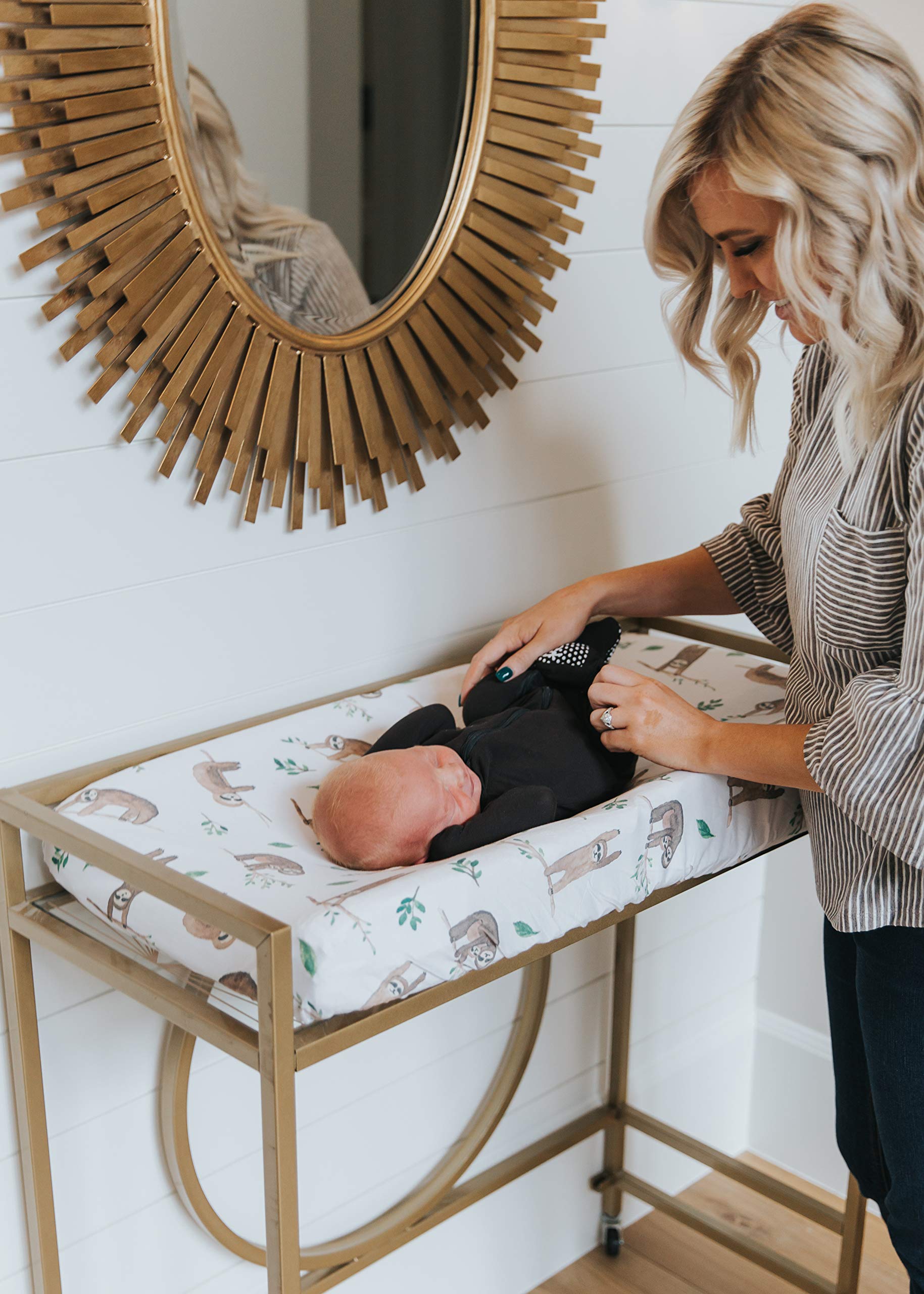 Copper Pearl Noah soft knit for gentle baby skin and comfortable diaper changes.