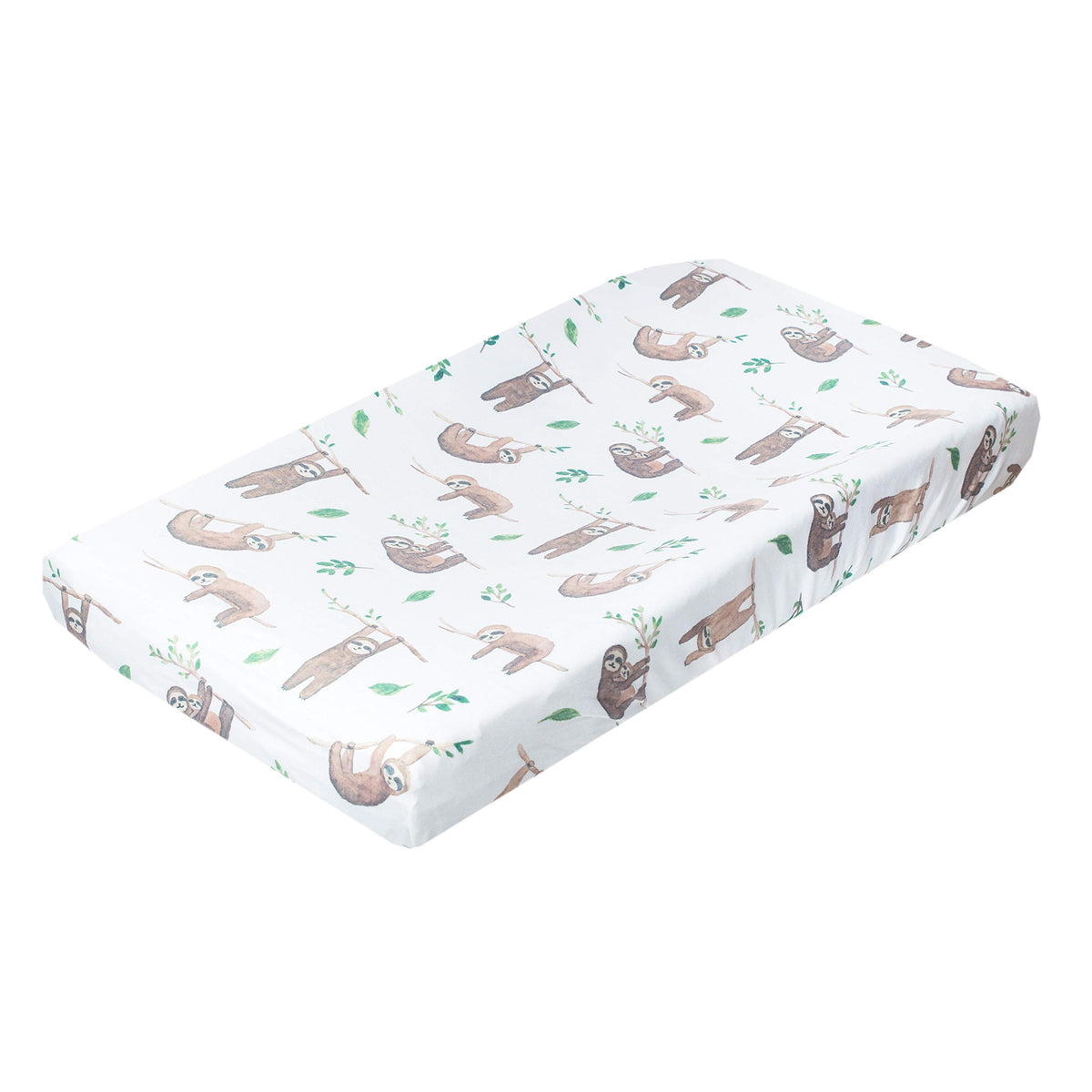 Copper Pearl Noah soft-touch knit changing pad cover for baby comfort during diaper changes.