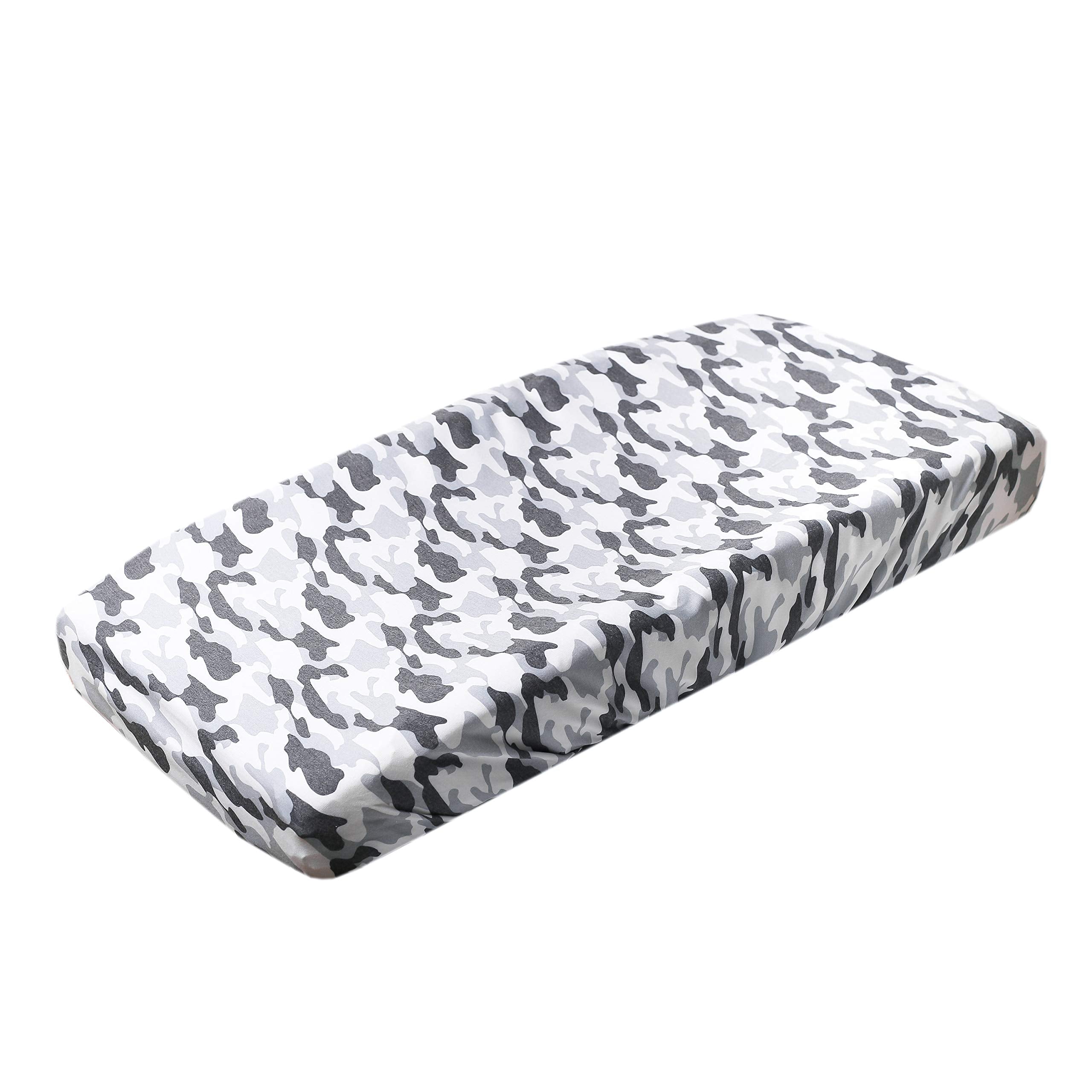 Copper Pearl premium knit changing pad cover with soft-touch fabric for baby comfort during diaper changes